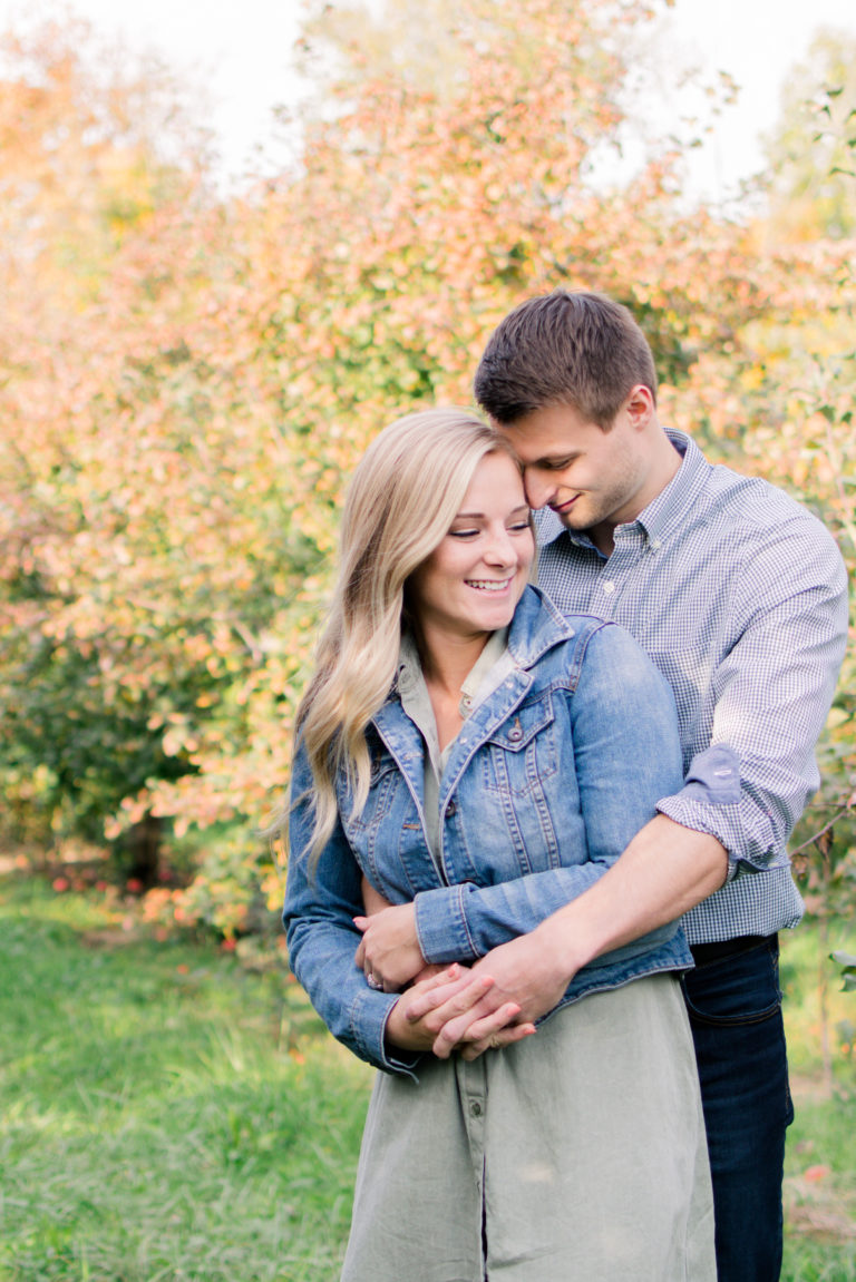 Fall Apple Orchard Engagement | Rose Courts Photography
