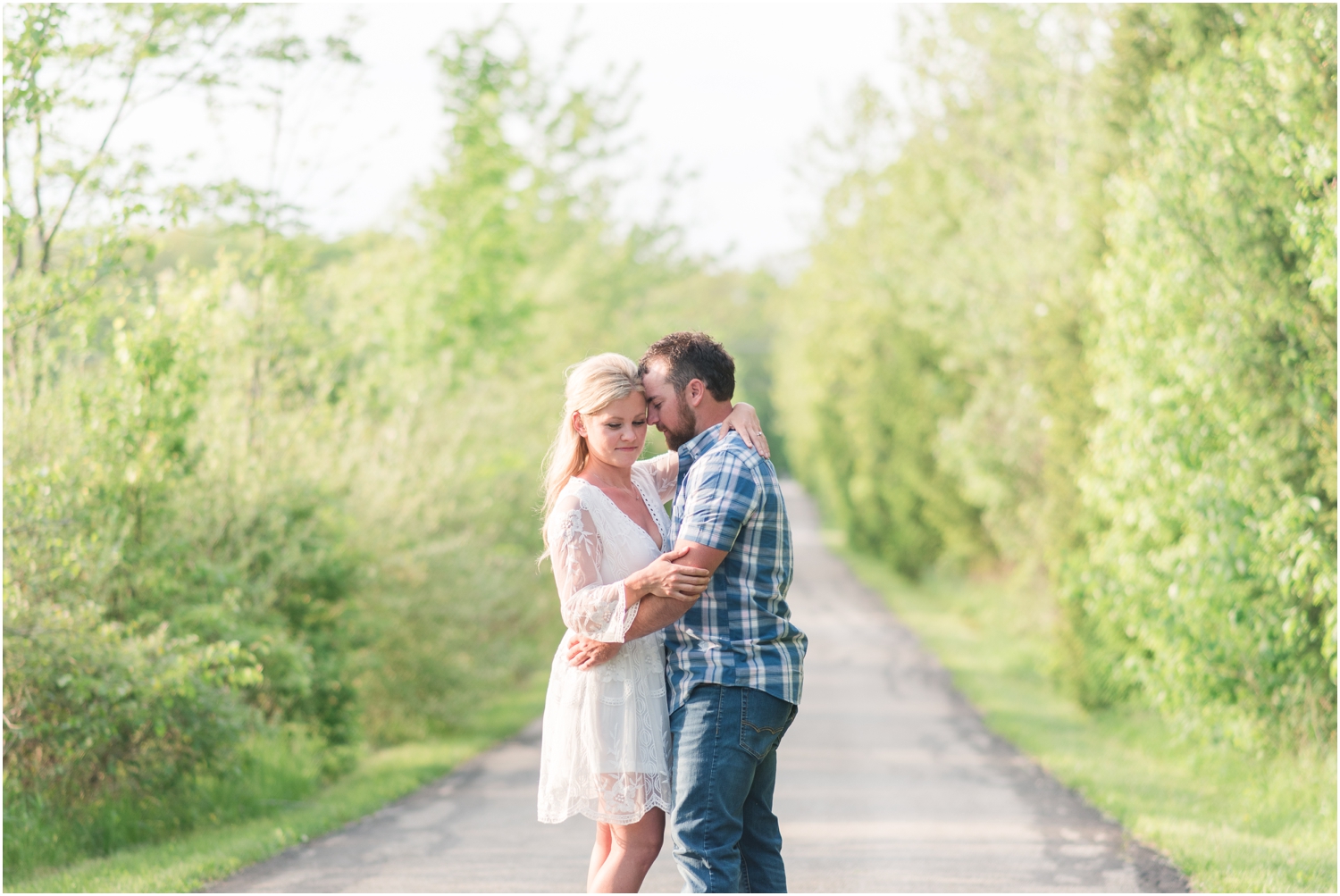 Salomon Farm Park Sunset Engagement Rose Courts Photography