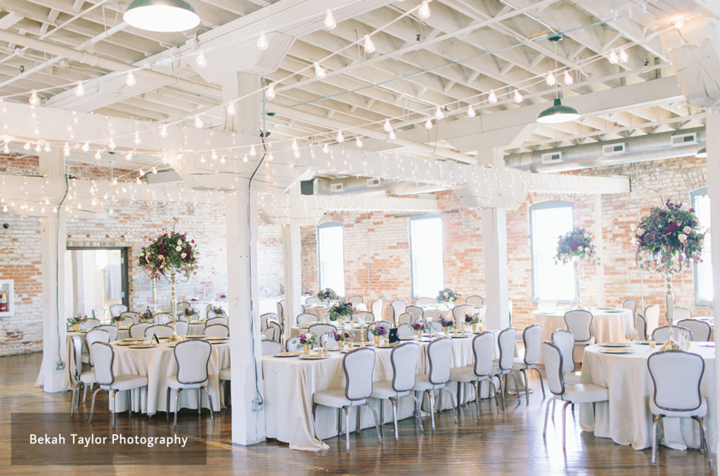 Unique Indiana Wedding Venues with Industrial Modern Classy Style Courtney Rudicel Photography Fort Wayne Wedding Photographer Indiana Wedding Photographer Engagement Photography