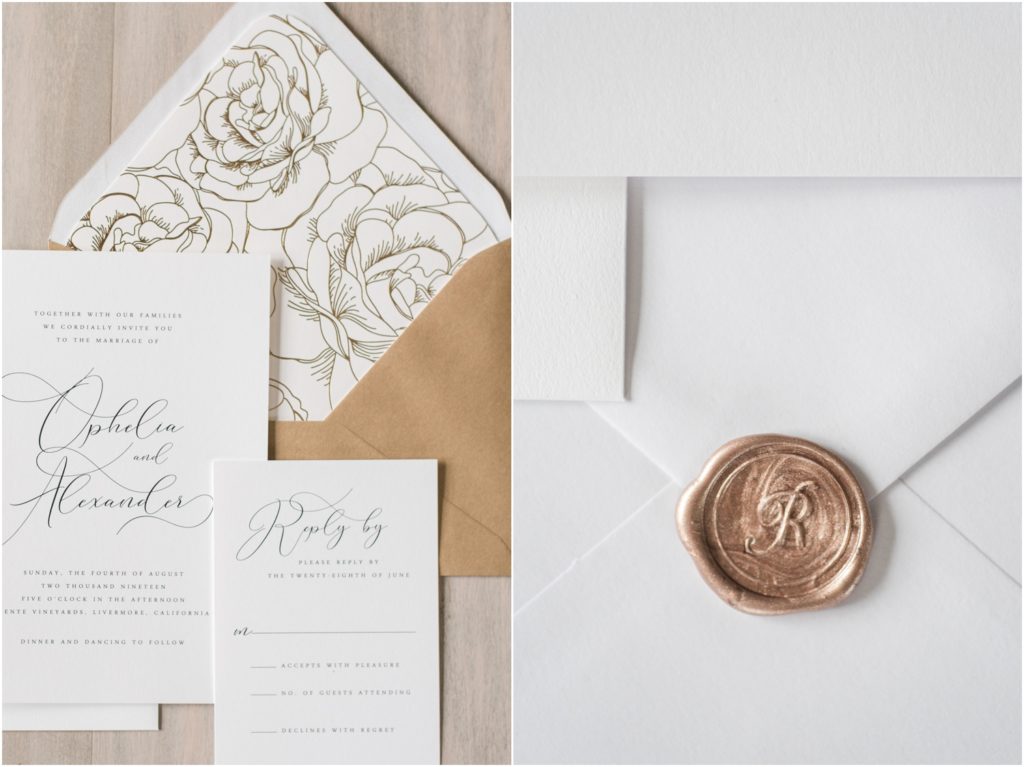DIY Envelope Liners Wedding Invitation Suite Wedding Bridal Details Rose Courts Photography Wedding Photographer