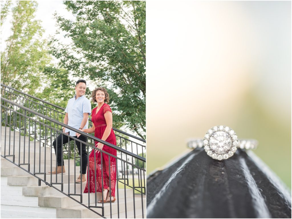 Coxhall Gardens West Clay Park Indianapolis Engagement Session Rose Courts Photography Fort Wayne Indiana Wedding Photographer