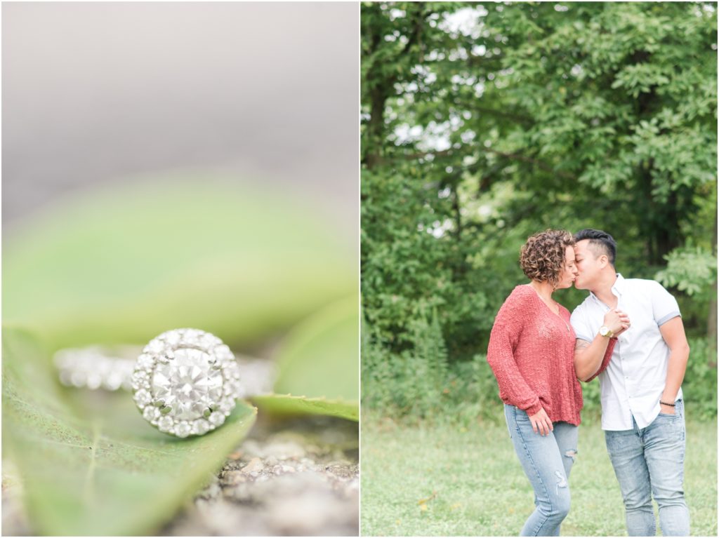 Coxhall Gardens West Clay Park Indianapolis Engagement Session Rose Courts Photography Fort Wayne Indiana Wedding Photographer