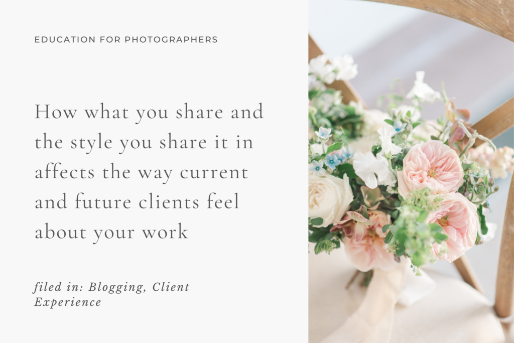 Wedding Photographer Blogging Tips | Photographer Education, Client Experience and Workflows, Marketing Education for Wedding Photographers