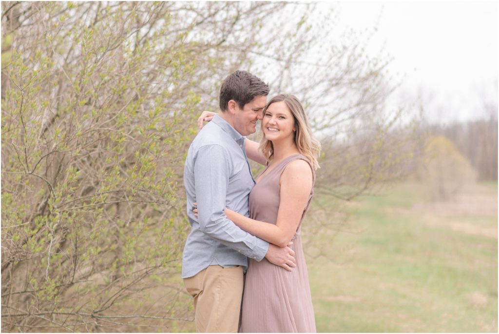 Indianapolis Wedding Photographer Prices and Packages Spring Engagement Photos Indiana Rose Courts Photography