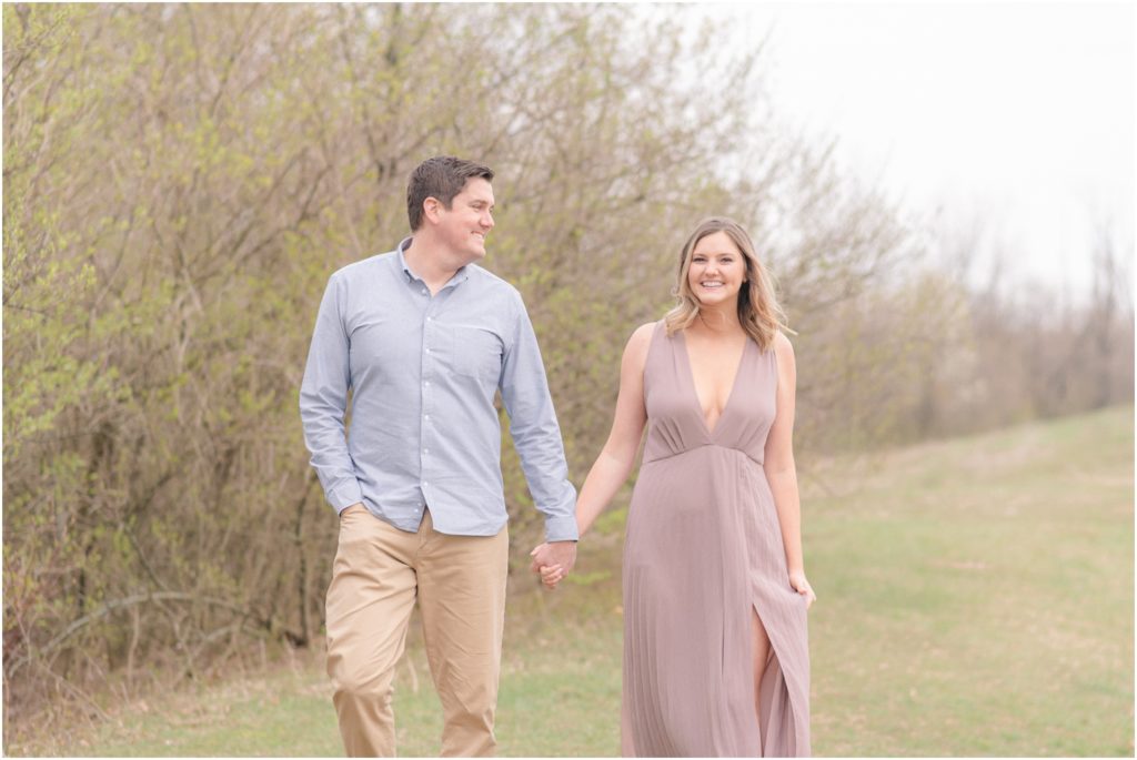 Indianapolis Wedding Photographer Prices and Packages Spring Engagement Photos Indiana Rose Courts Photography