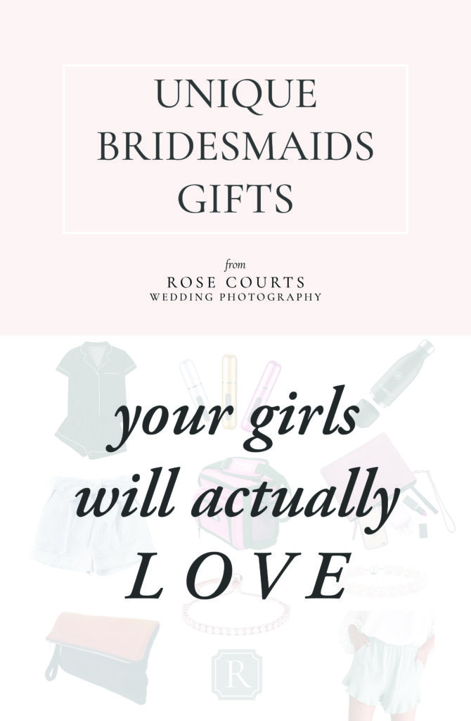 unique bridesmaids gifts indiana wedding photographer rose courts photography