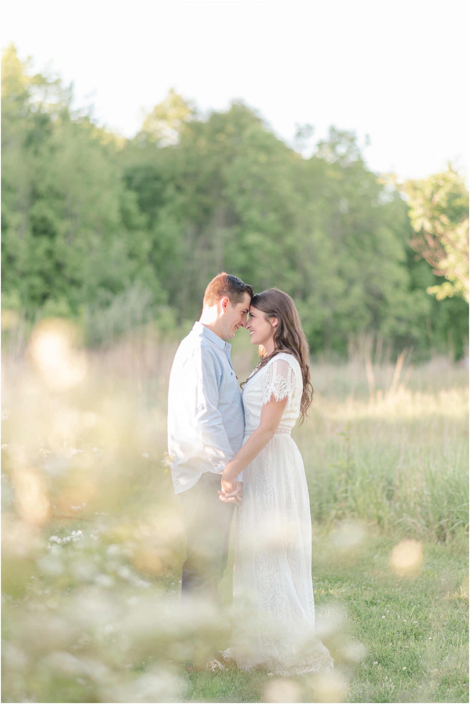 Wedding Photographer Prices and Packages Matea Park Sunset Engagement Photos Indiana Wedding Rose Courts Photography