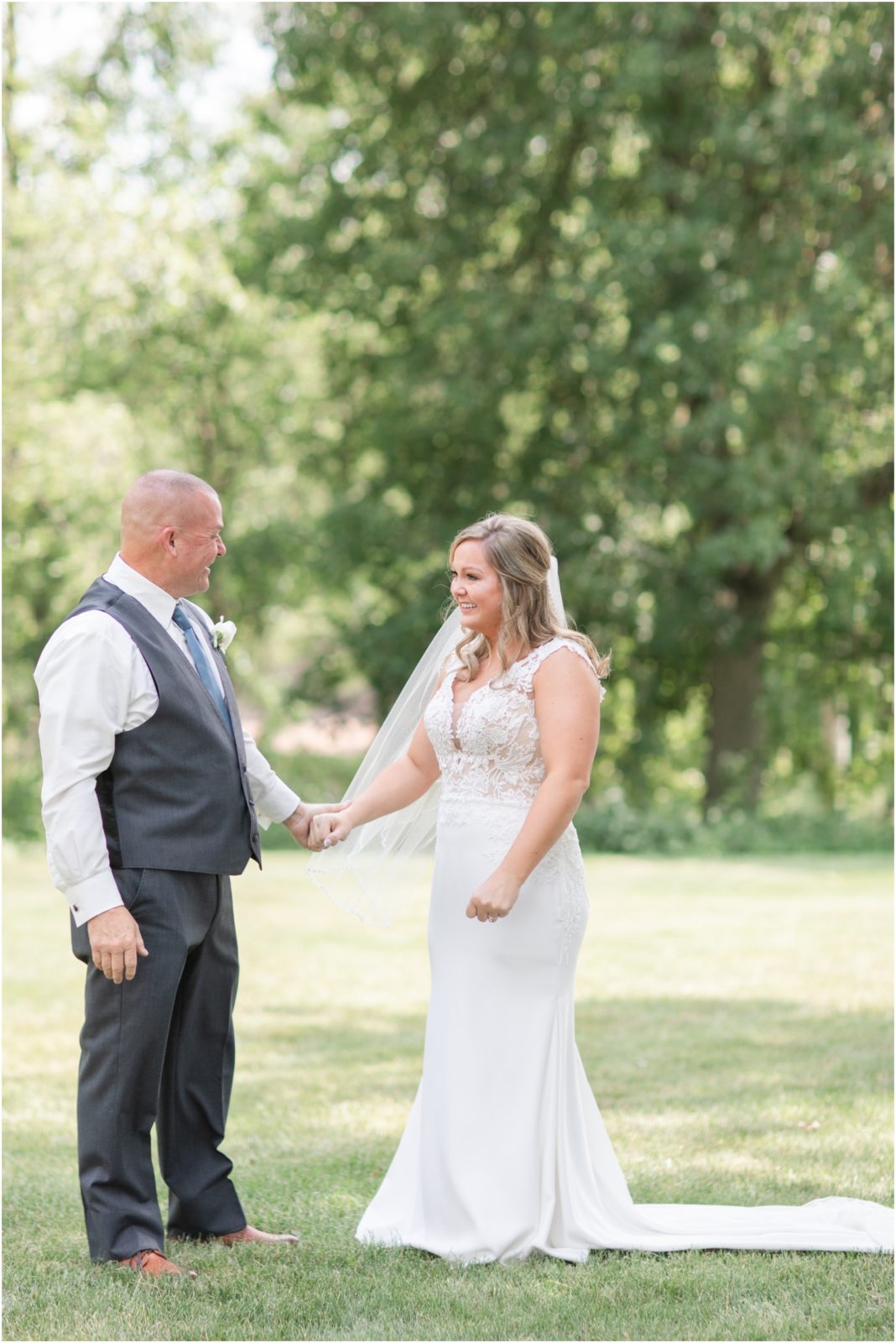 Blush + Dusty Blue Countryside Heritage Farm Wedding 