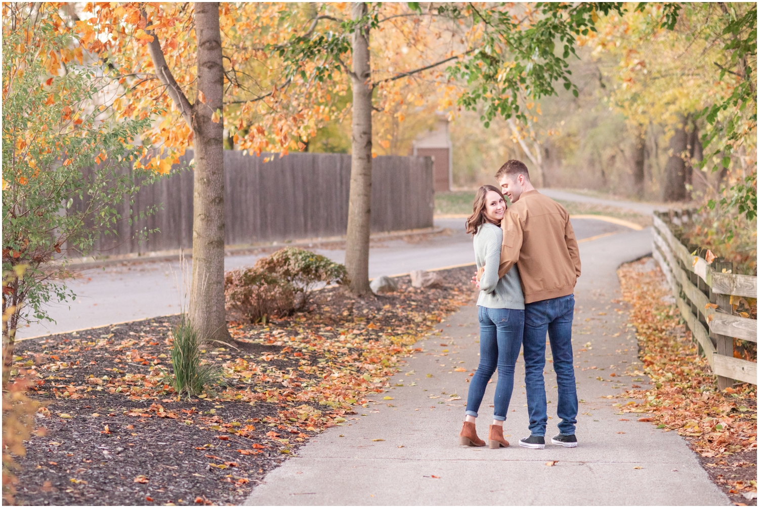 A Colorful Fall Purdue University Engagement | Rose Courts Photography