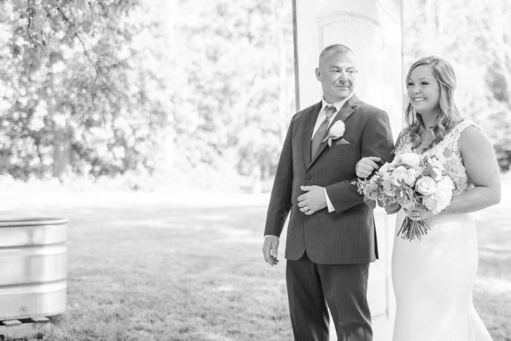 Outdoor Wedding Ceremony Inspiration by Indiana Wedding Photographer Rose Courts Photography