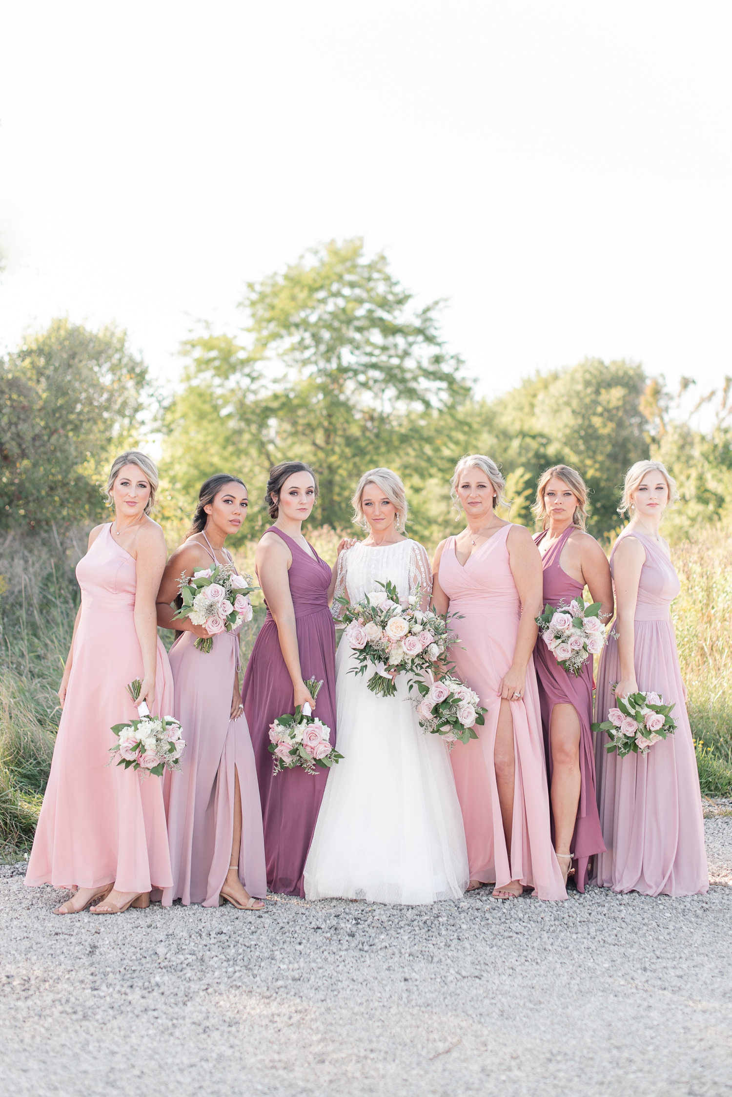 Indiana Wedding Inspiration, Bridesmaids Dresses, Groomsmen Attire and Wedding Bouquet Inspiration #bridesmaidsdresses #weddingbouquets #bridesmaidsflowers