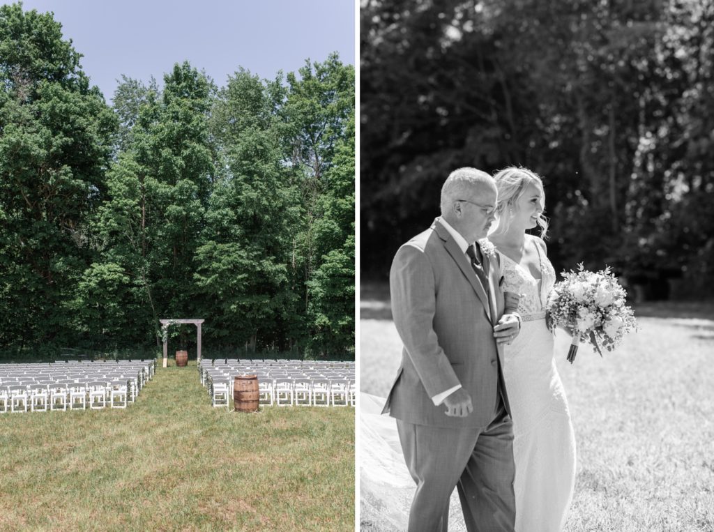 Fort Wayne Indiana Wedding Photographer Classic Spring Blush and Grey Wedding at Chapel Road Retreat 