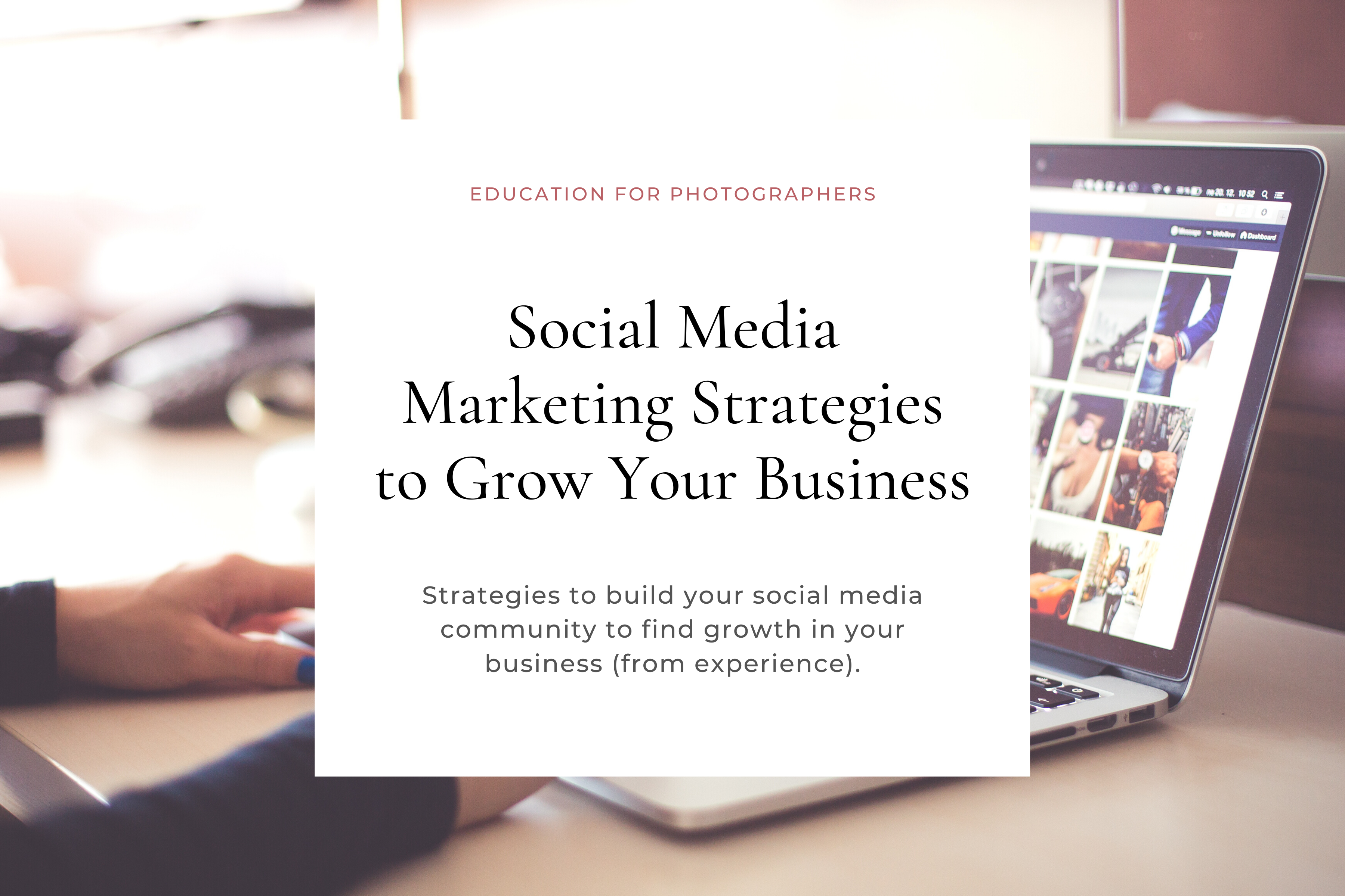 Social Media Marketing for photographers