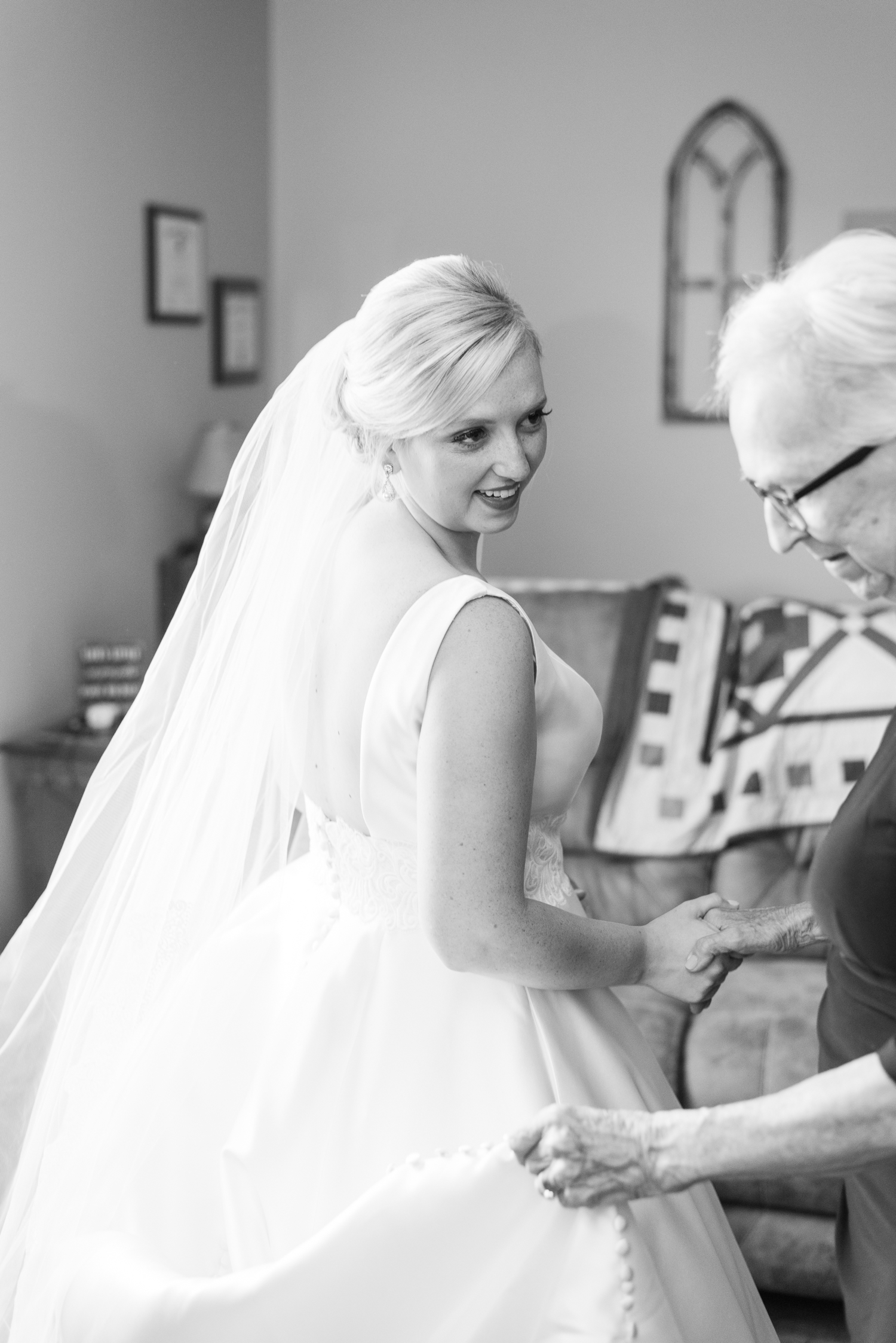 bride getting ready Indianapolis Indiana wedding by Courtney Rudicel wedding photographer in Indiana