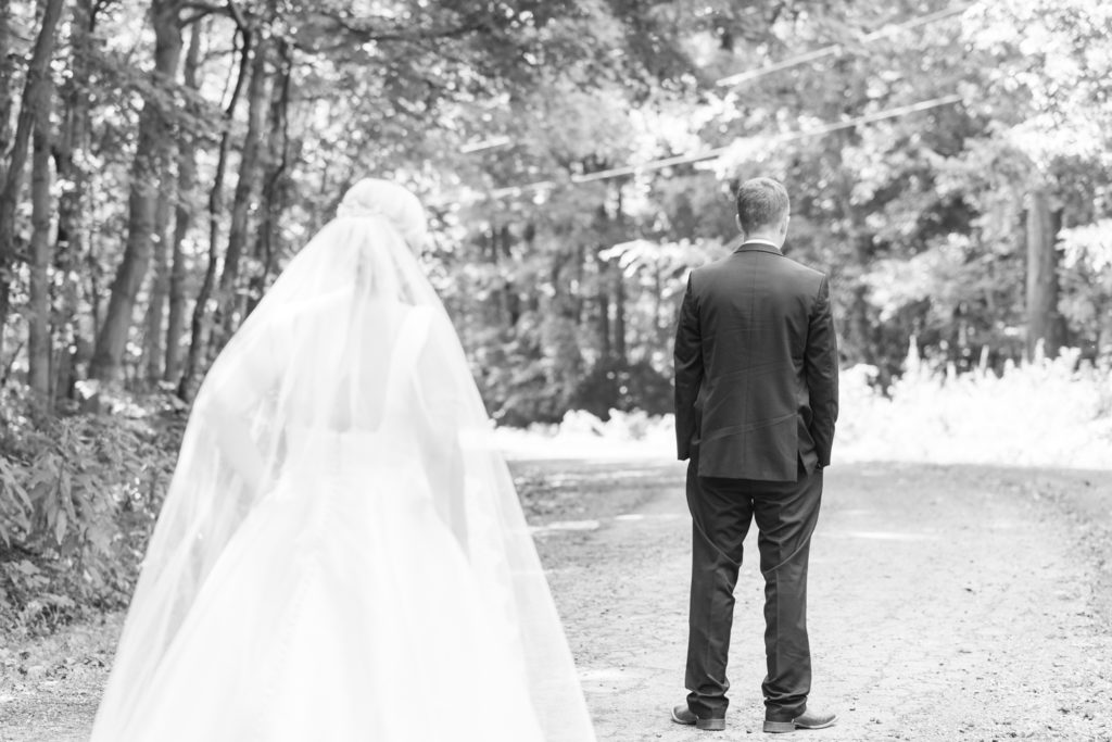 first look Indianapolis Indiana wedding by Courtney Rudicel wedding photographer in Indiana