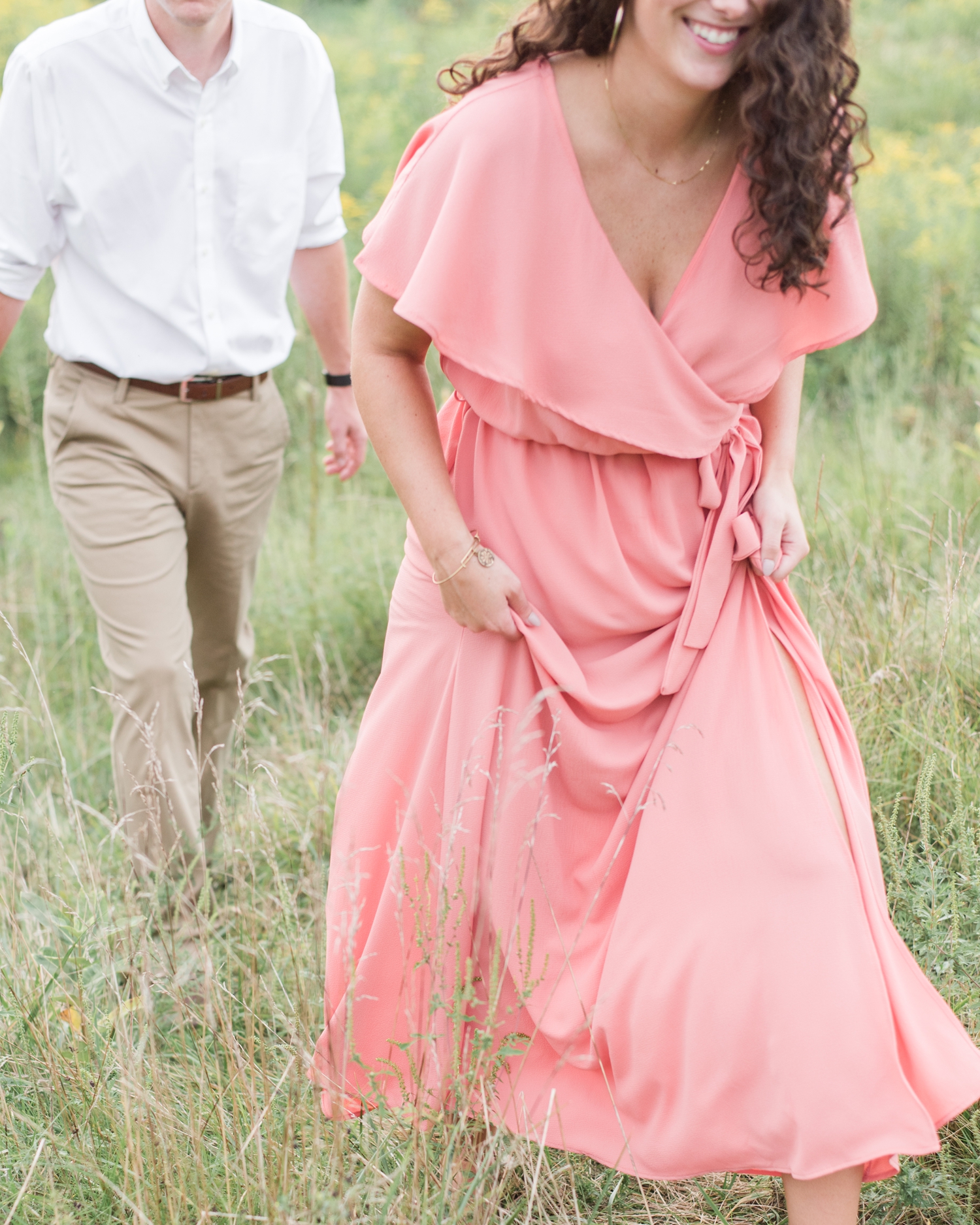 Photo of engaged couple at Matea County Park Engagement Session by Courtney Rudicel Wedding Photographer in Indiana