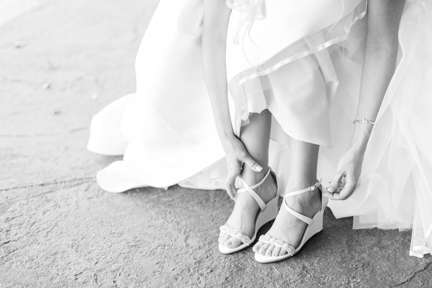 Black & White Lakeside Wedding | Courtney Rudicel Photography