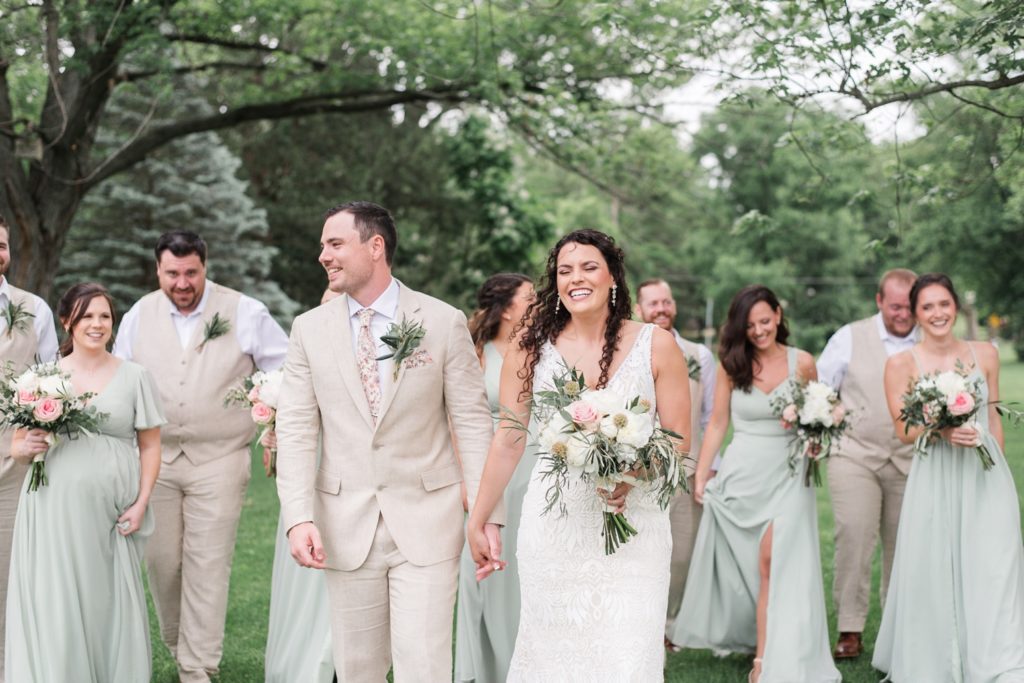 Lakeside Backyard Wedding by Indiana Wedding Photographer Courtney Rudicel