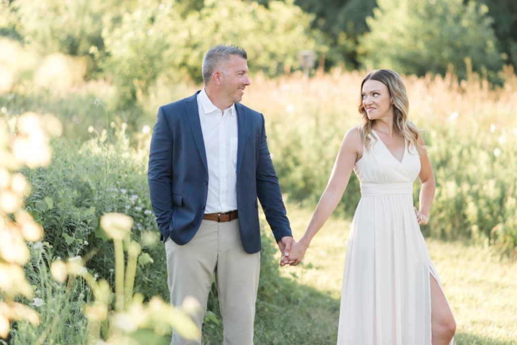 Fort Wayne Wedding Photographer Summer Engagement Session at Metea Park by Courtney Rudicel Photography
