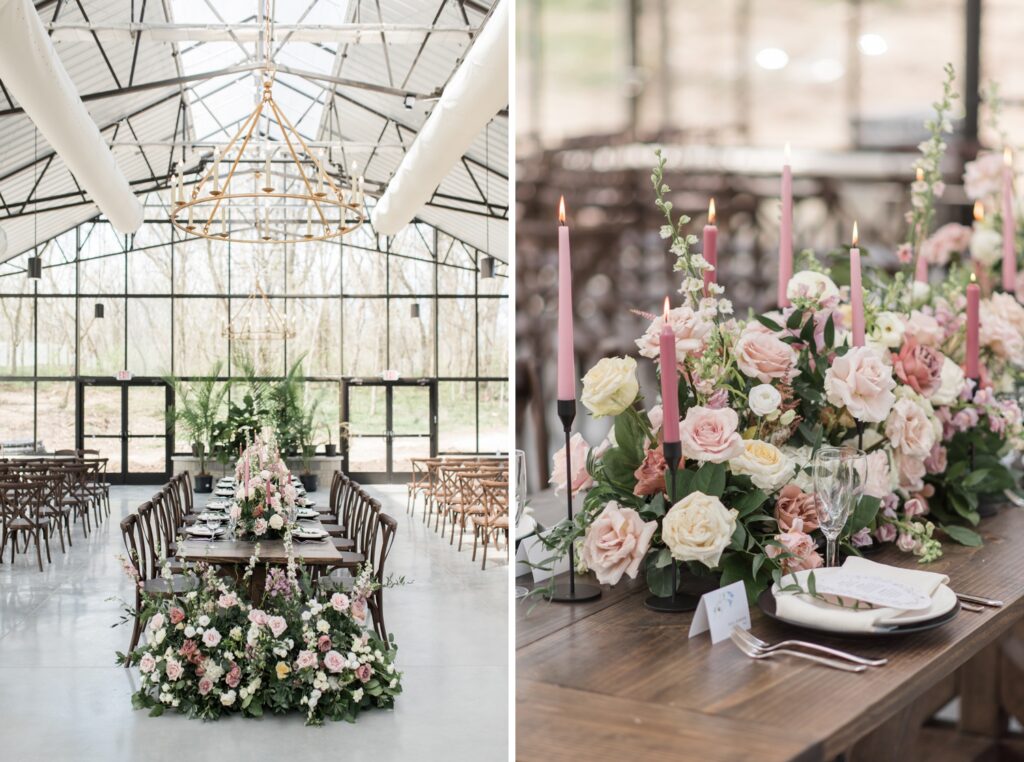 Spring Wedding Inspiration at Conservatory at Evergreen by Courtney Rudicel Photography Indiana Wedding Photographer