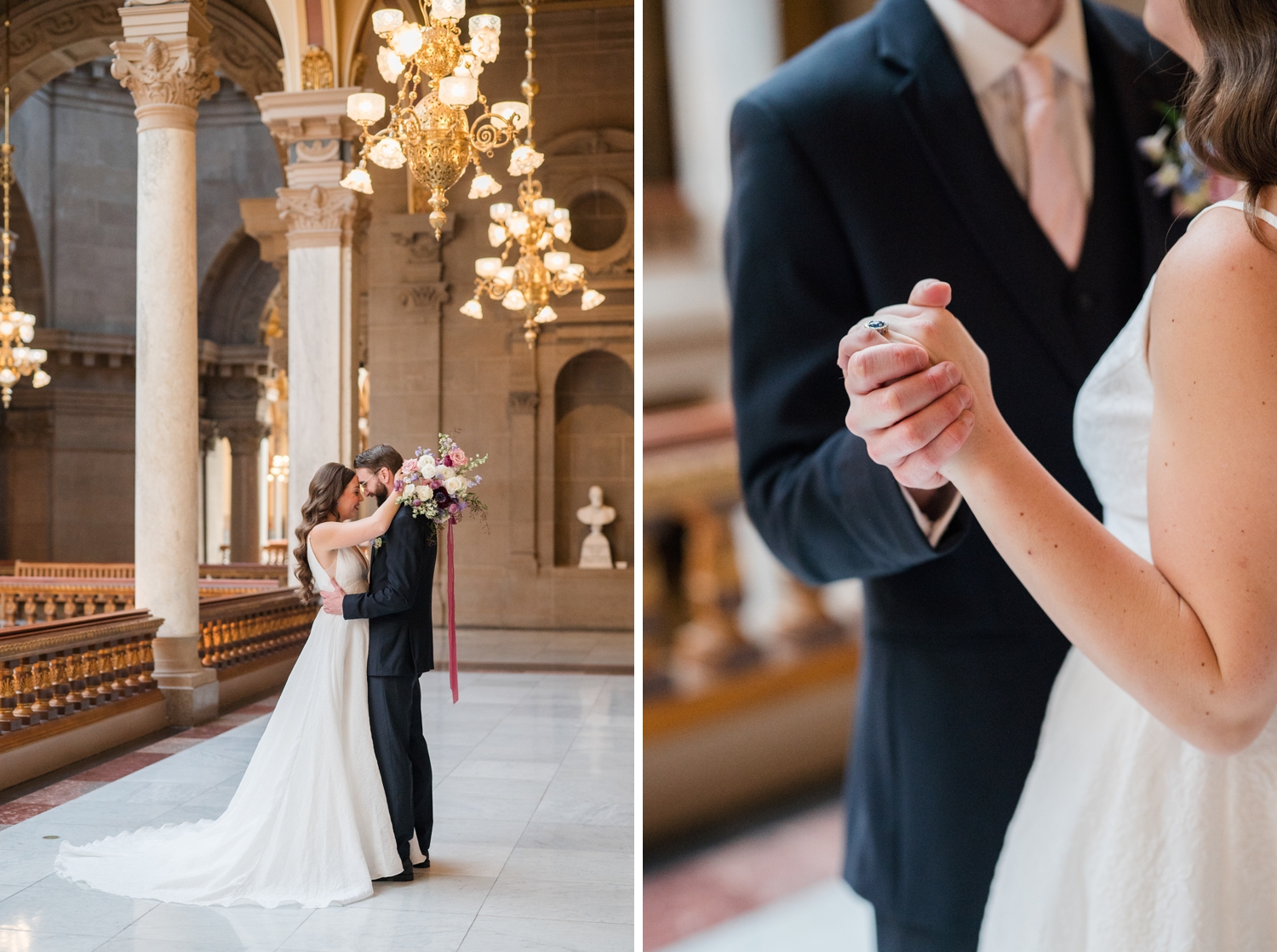 Trendy Downtown Indianapolis Indiana Wedding at 600 East by Courtney Rudicel Photography