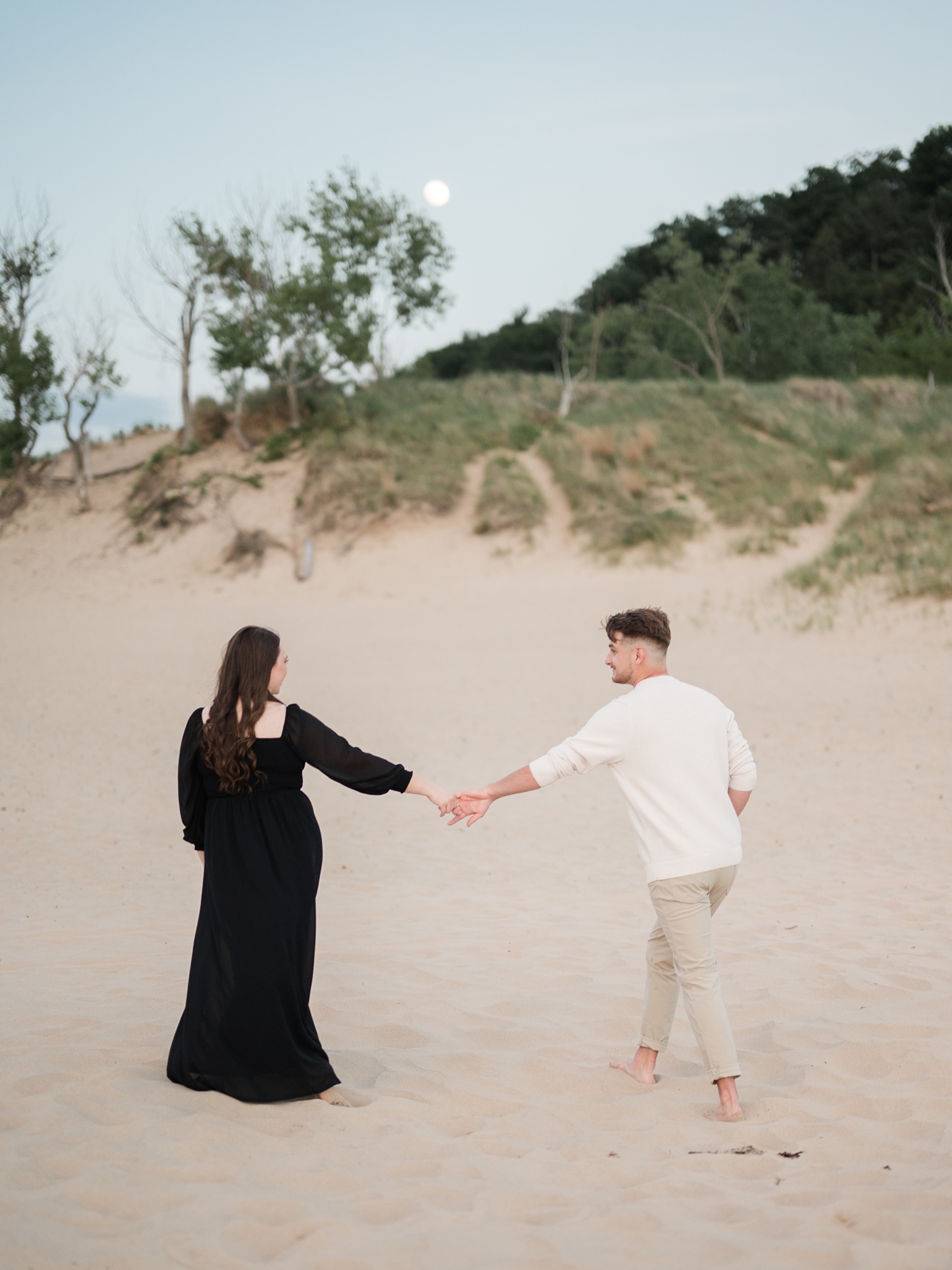 Indiana Dunes Engagement Photos by South Bend Wedding Photographer Courtney Rudicel
