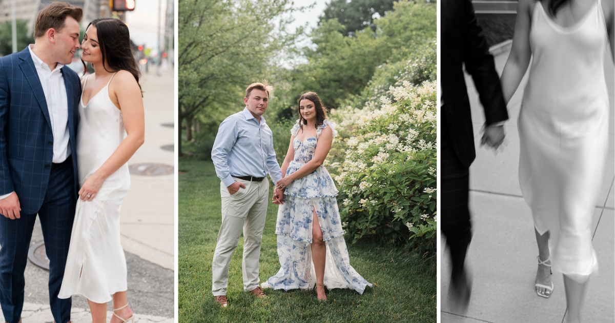 Downtown Indianapolis Engagement Session by Indiana Wedding Photographer Courtney Rudicel