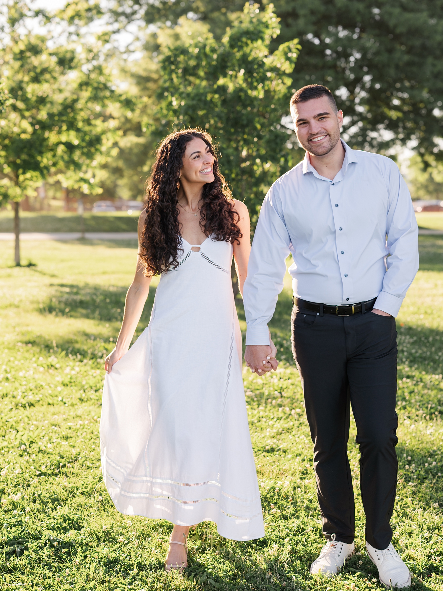 Chicago Engagement Session on North Lakeshore by Chicago Wedding Photographer Courtney Rudicel