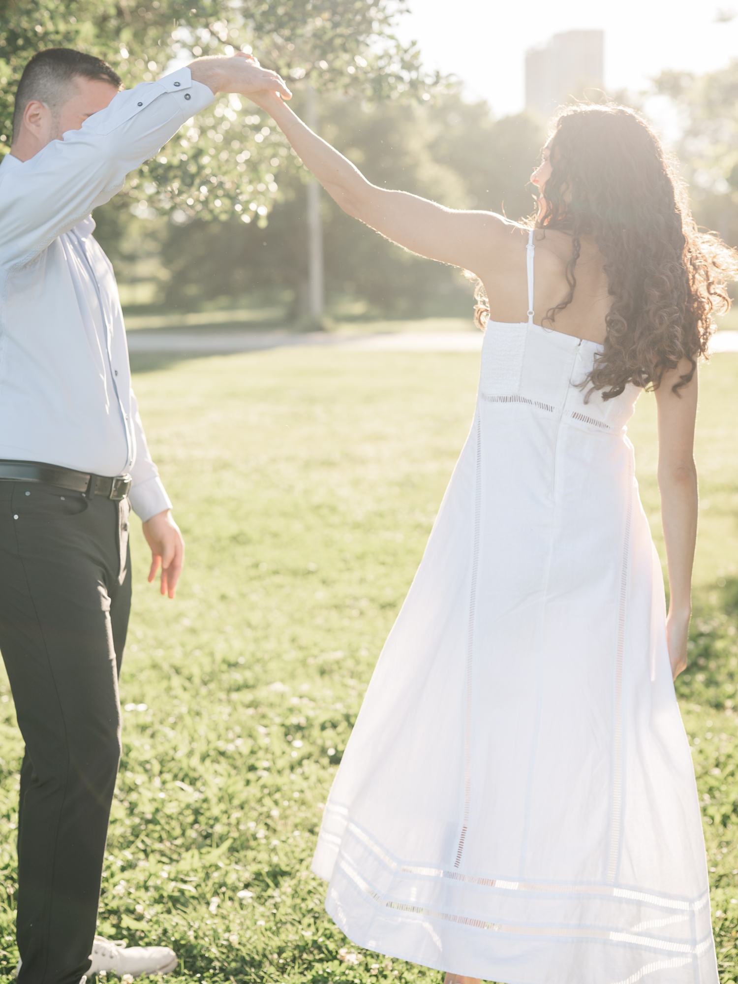 Chicago Engagement Session on North Lakeshore by Chicago Wedding Photographer Courtney Rudicel