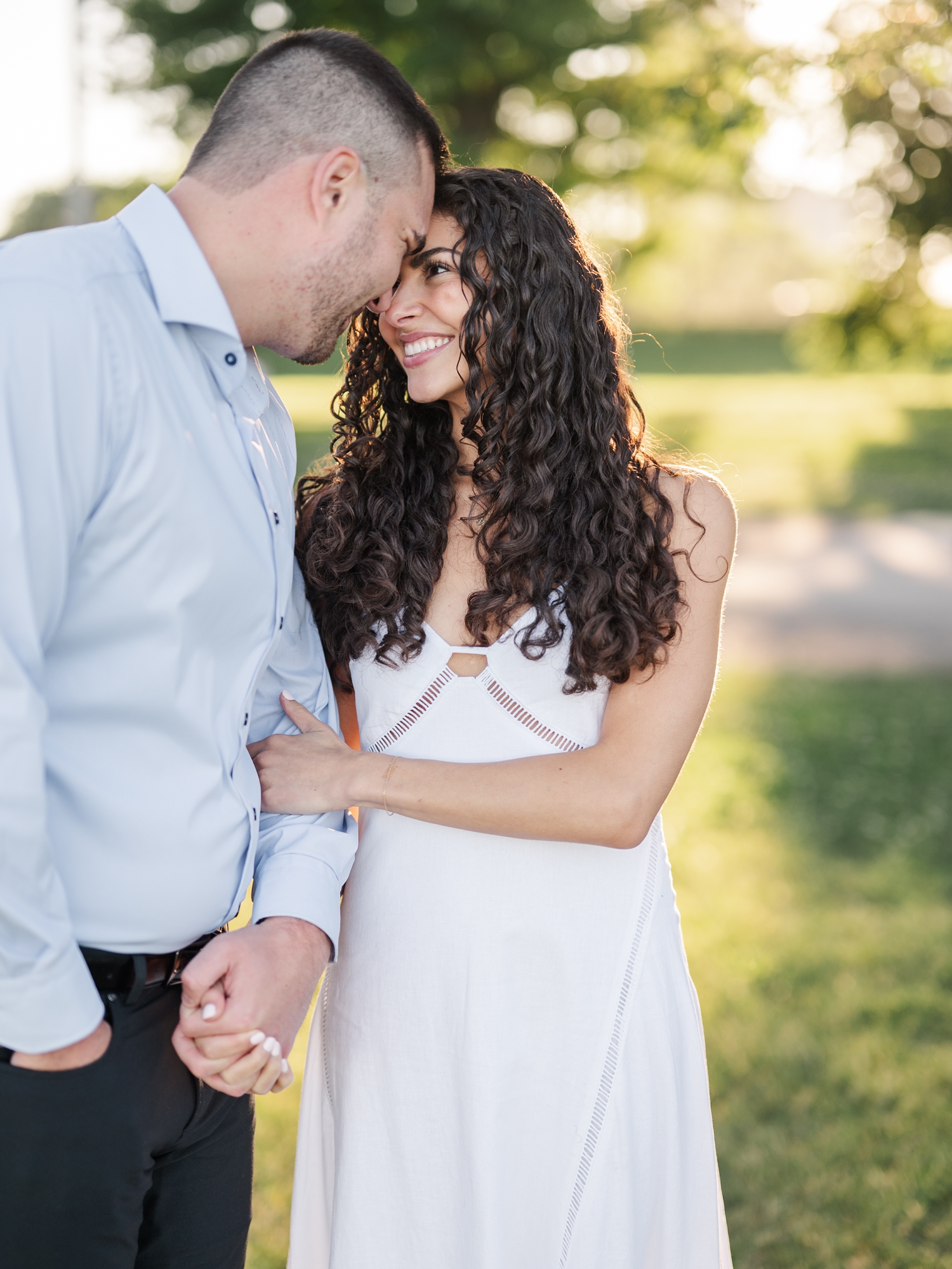 Chicago Engagement Session on North Lakeshore by Chicago Wedding Photographer Courtney Rudicel