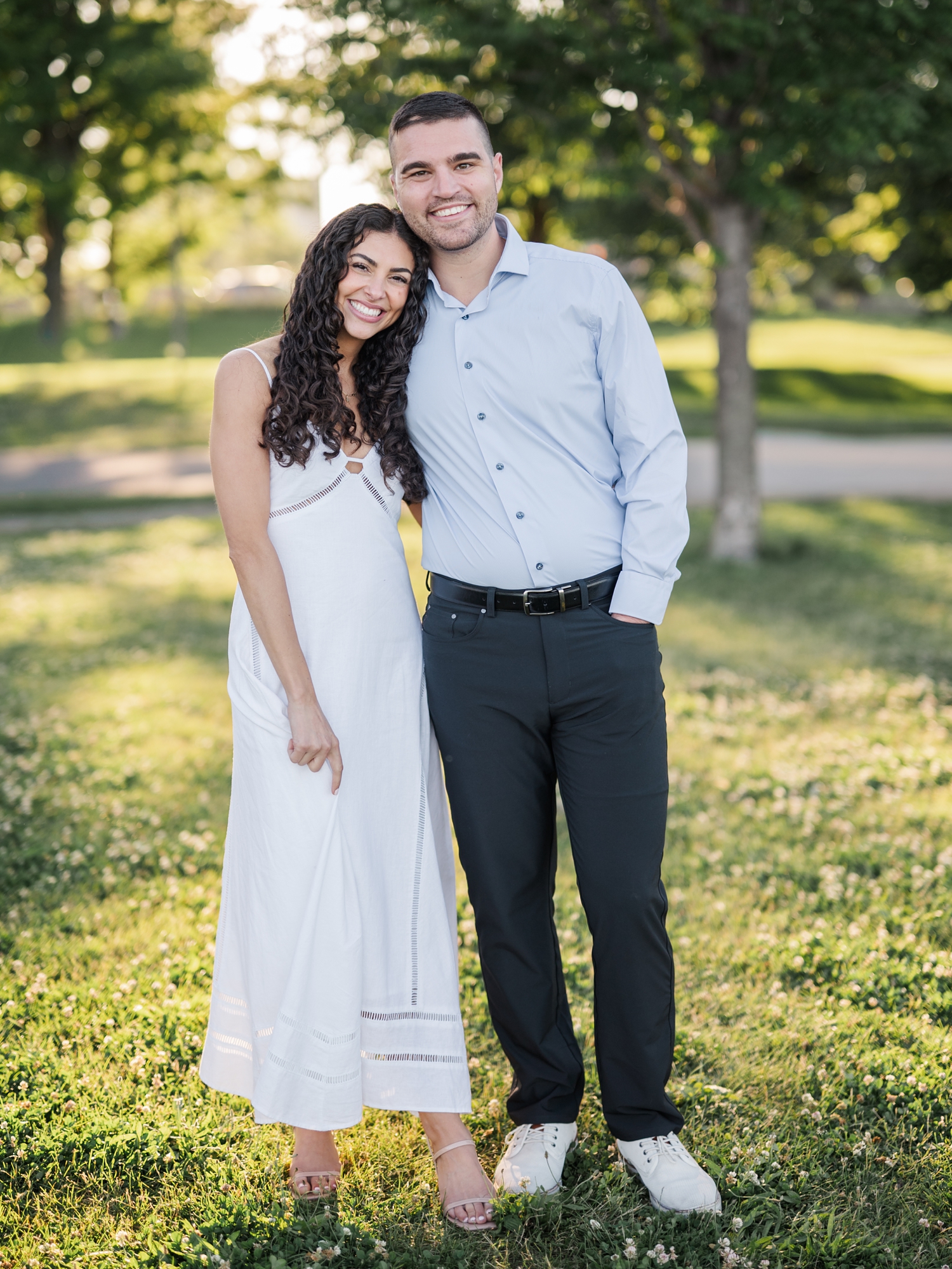 Chicago Engagement Session on North Lakeshore by Chicago Wedding Photographer Courtney Rudicel