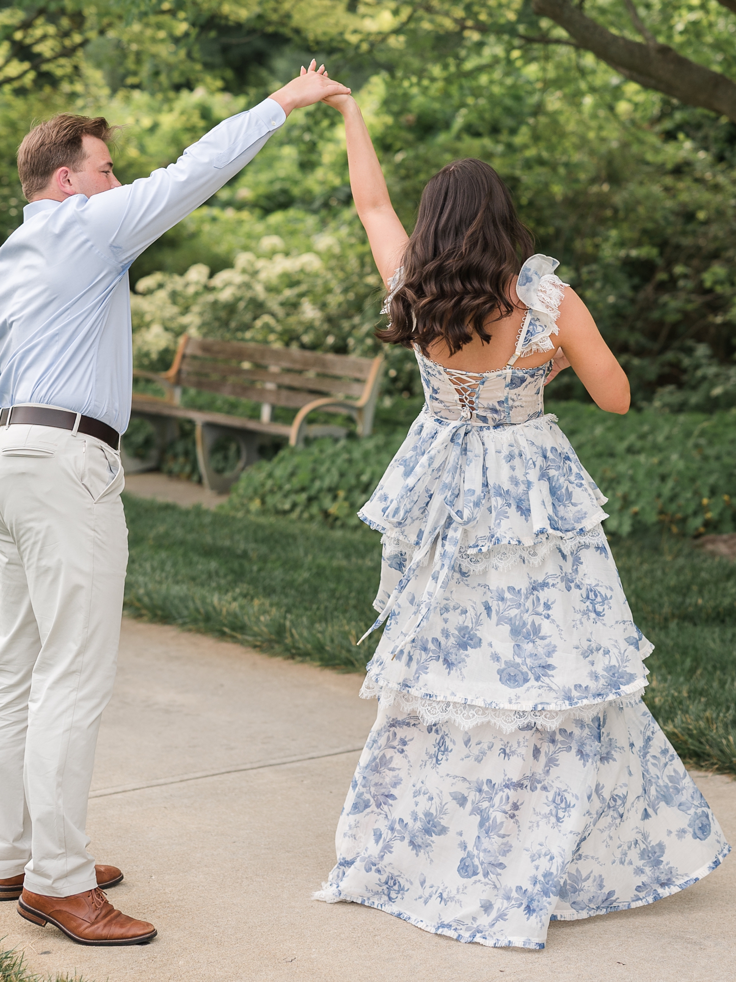 Newfields Engagement Session by Indianapolis Wedding Photographer Courtney Rudicel