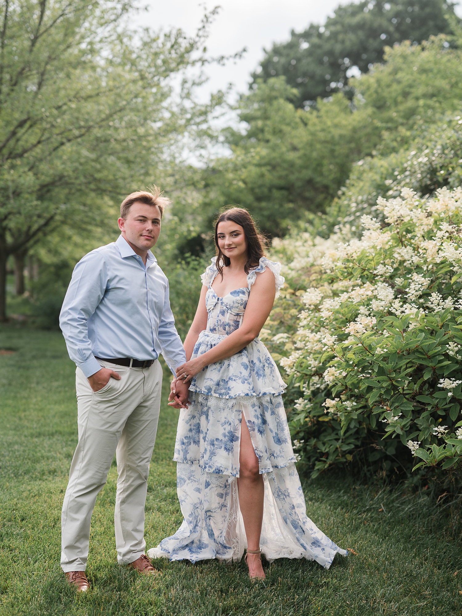 Newfields Engagement Session by Indianapolis Wedding Photographer Courtney Rudicel