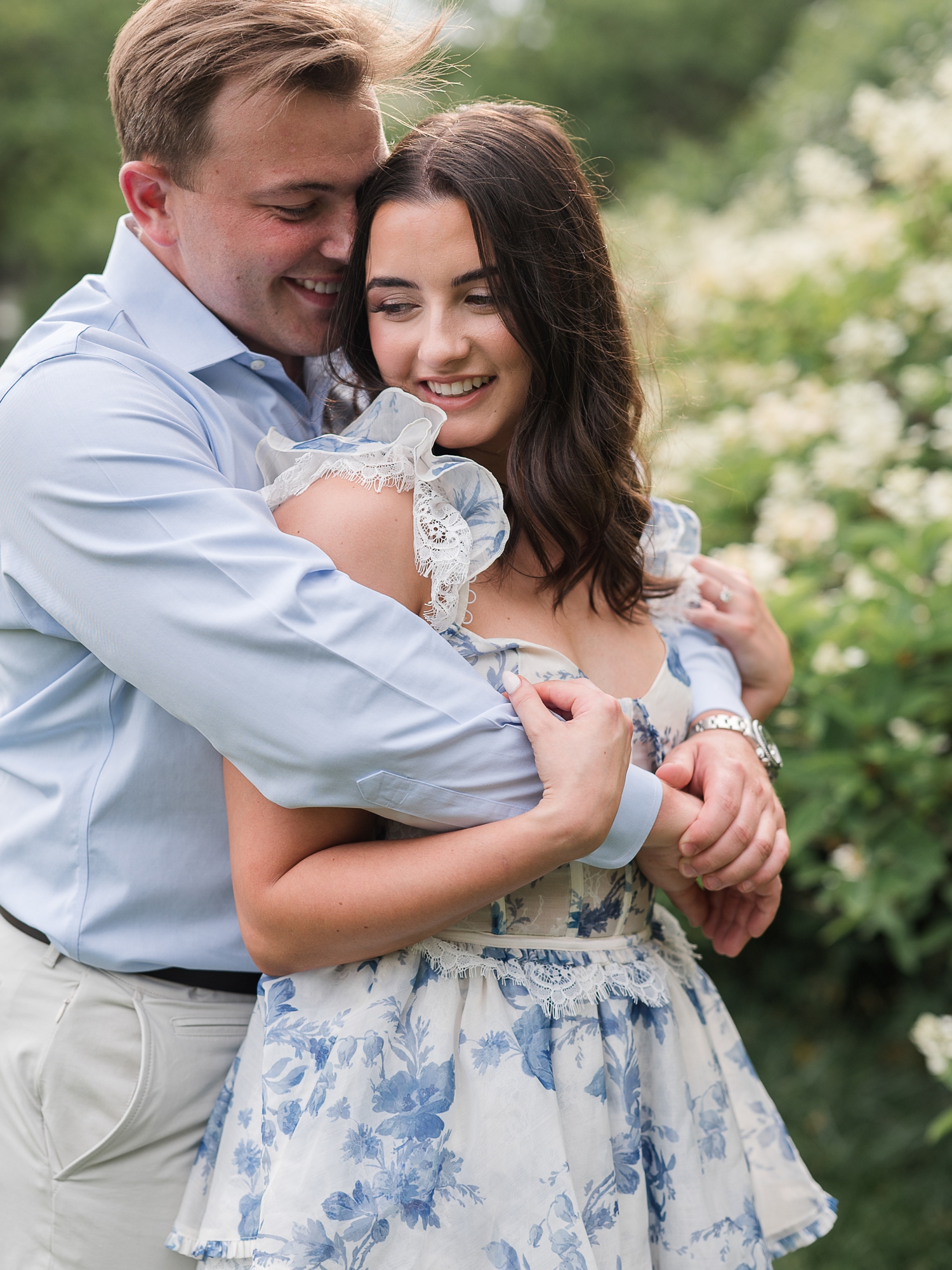 Newfields Engagement Session by Indianapolis Wedding Photographer Courtney Rudicel