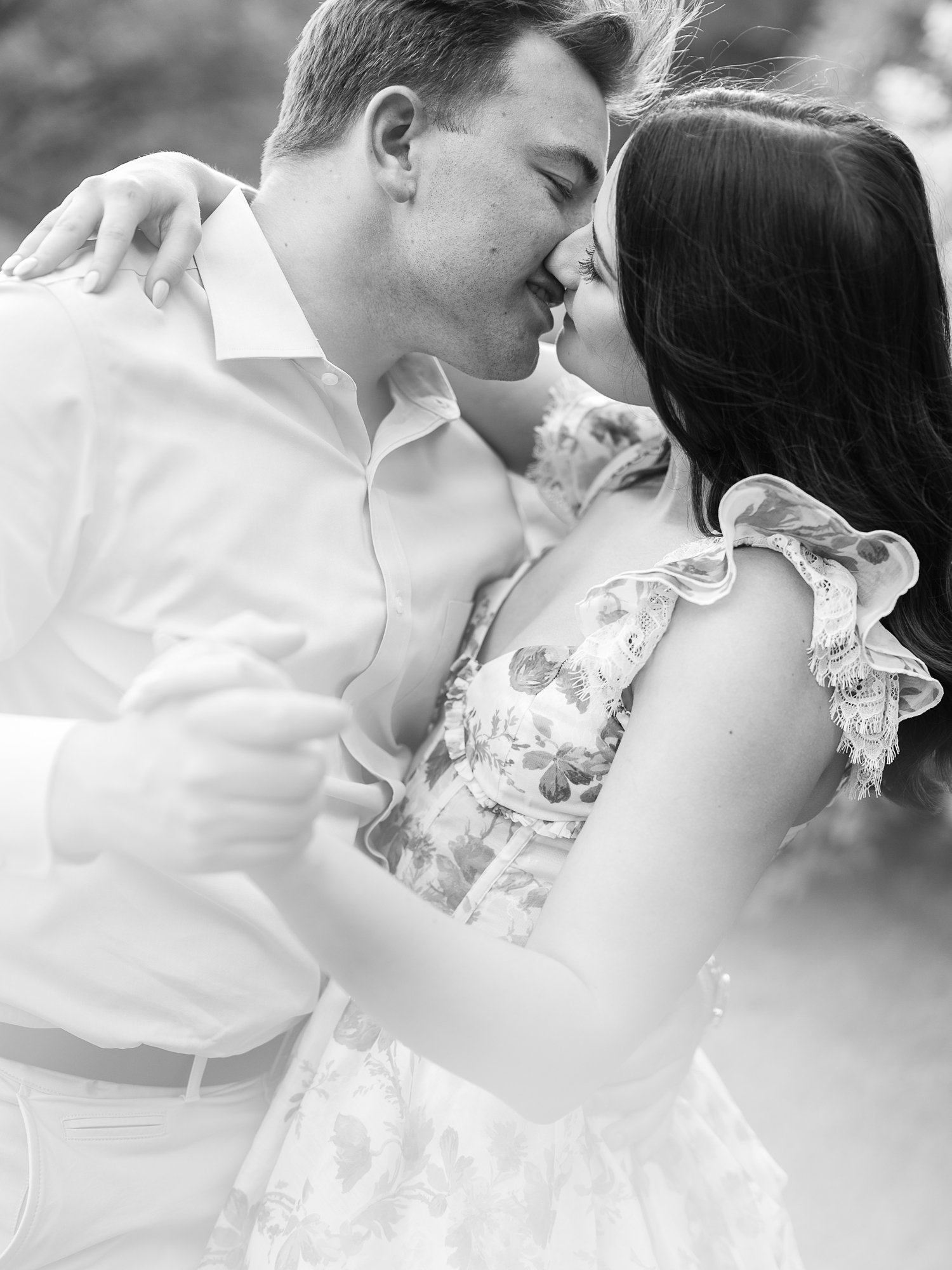 Newfields Engagement Session by Indianapolis Wedding Photographer Courtney Rudicel