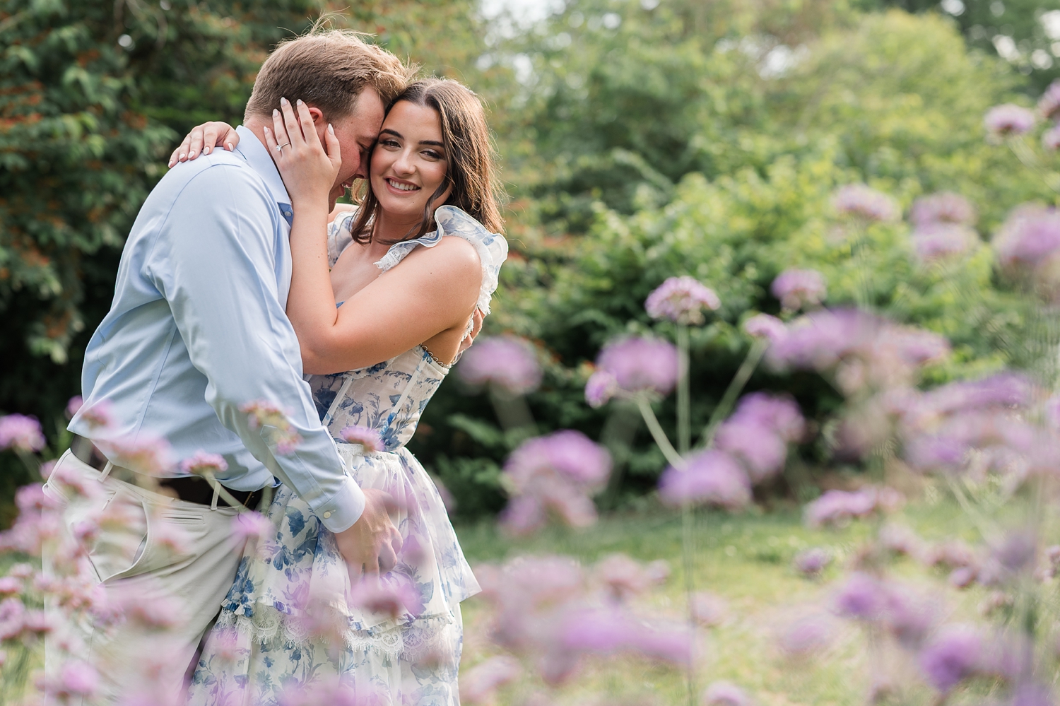 Newfields Engagement Session by Indianapolis Wedding Photographer Courtney Rudicel