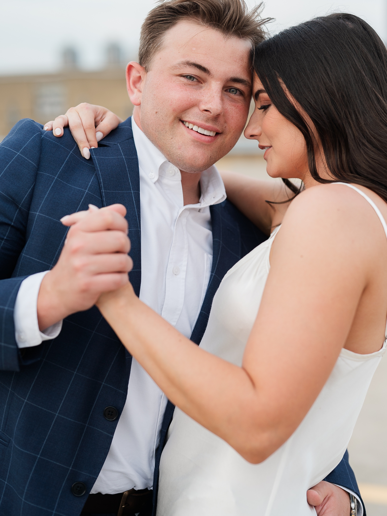 Downtown Indianapolis Engagement Session by Indiana Wedding Photographer Courtney Rudicel