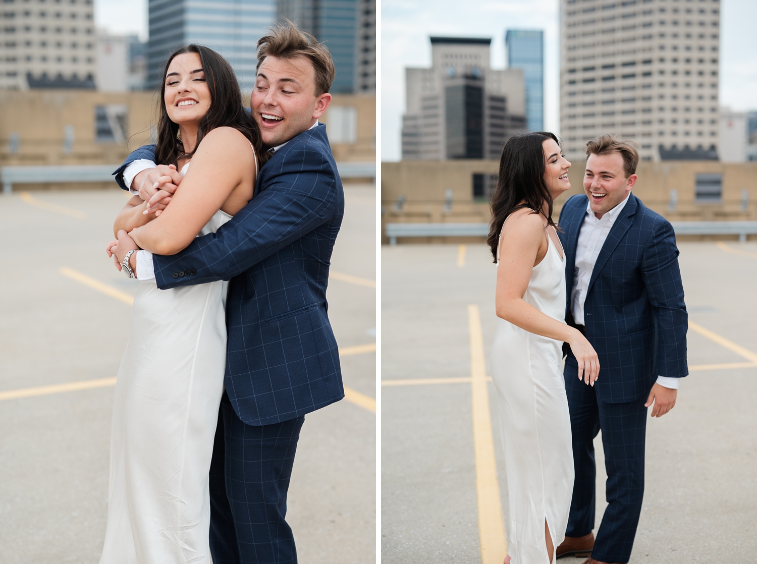 Downtown Indianapolis Engagement Session by Indiana Wedding Photographer Courtney Rudicel