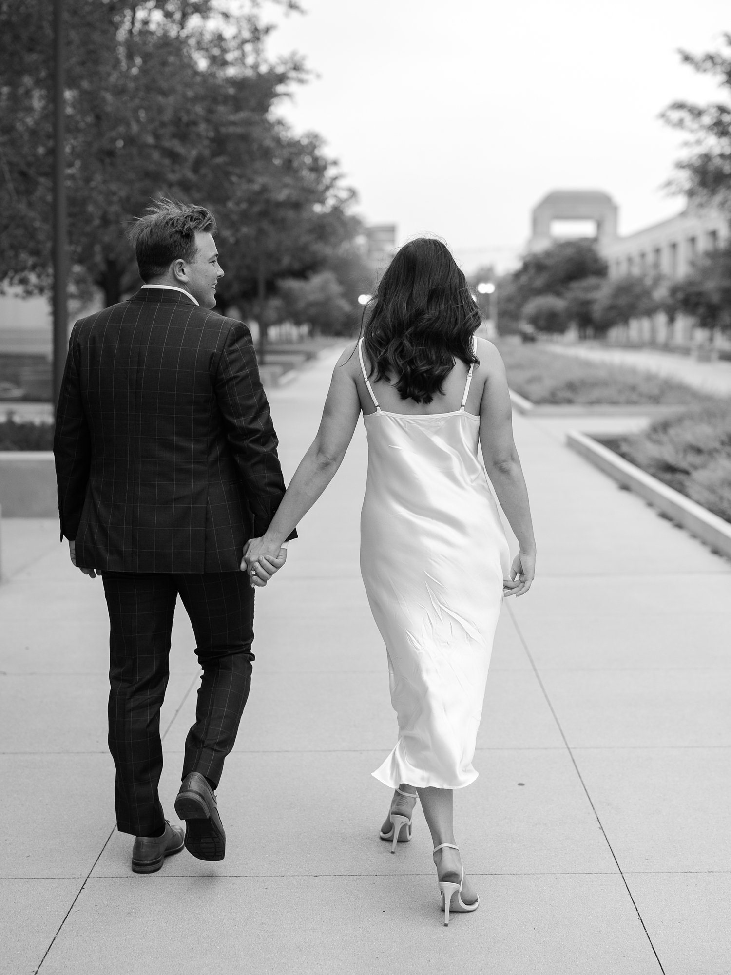 Downtown Indianapolis Engagement Session by Indiana Wedding Photographer Courtney Rudicel