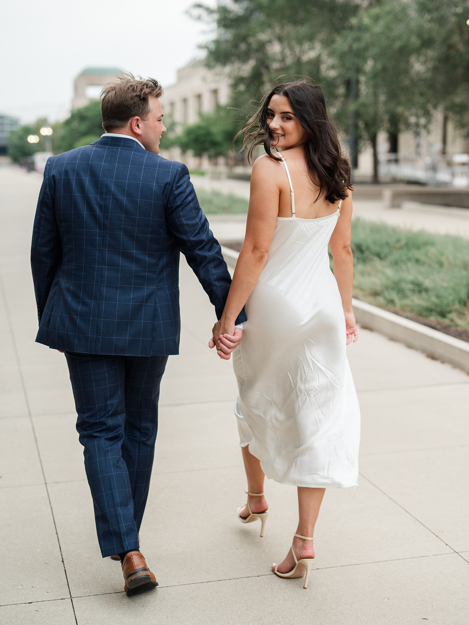 Downtown Indianapolis Engagement Session by Indiana Wedding Photographer Courtney Rudicel