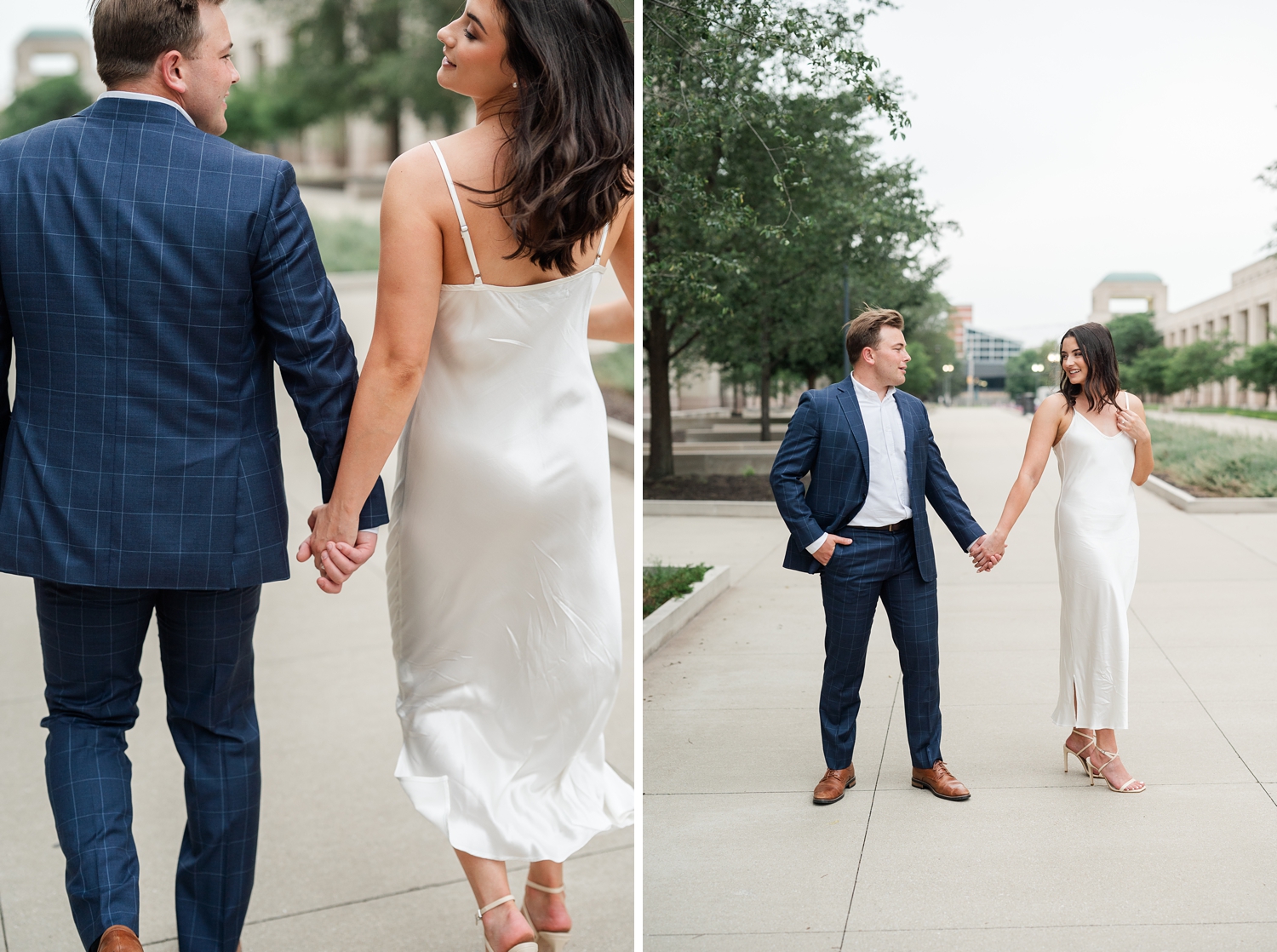 Downtown Indianapolis Engagement Session by Indiana Wedding Photographer Courtney Rudicel