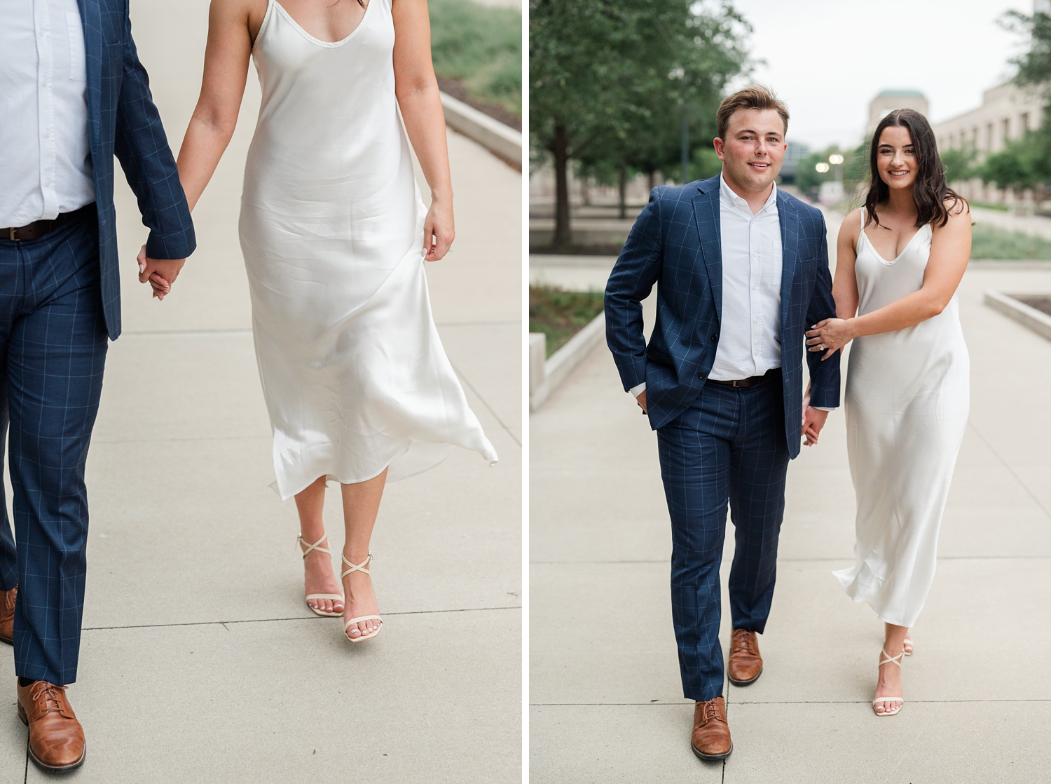 Downtown Indianapolis Engagement Session by Indiana Wedding Photographer Courtney Rudicel