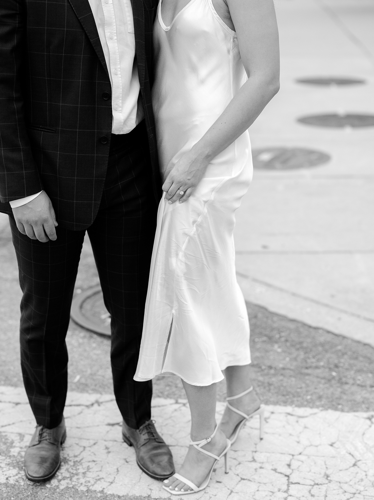 Downtown Indianapolis Engagement Session by Indiana Wedding Photographer Courtney Rudicel