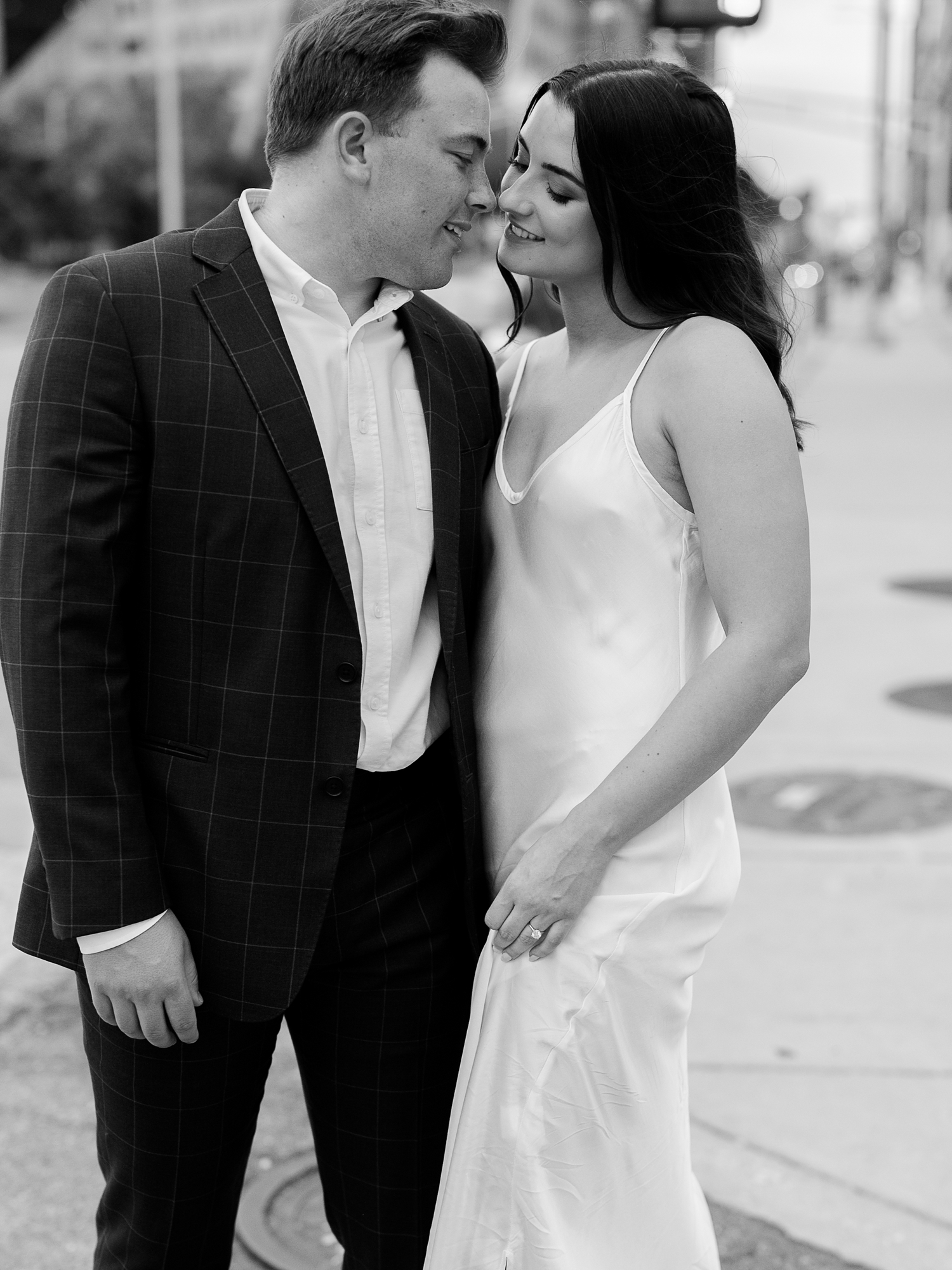 Downtown Indianapolis Engagement Session by Indiana Wedding Photographer Courtney Rudicel