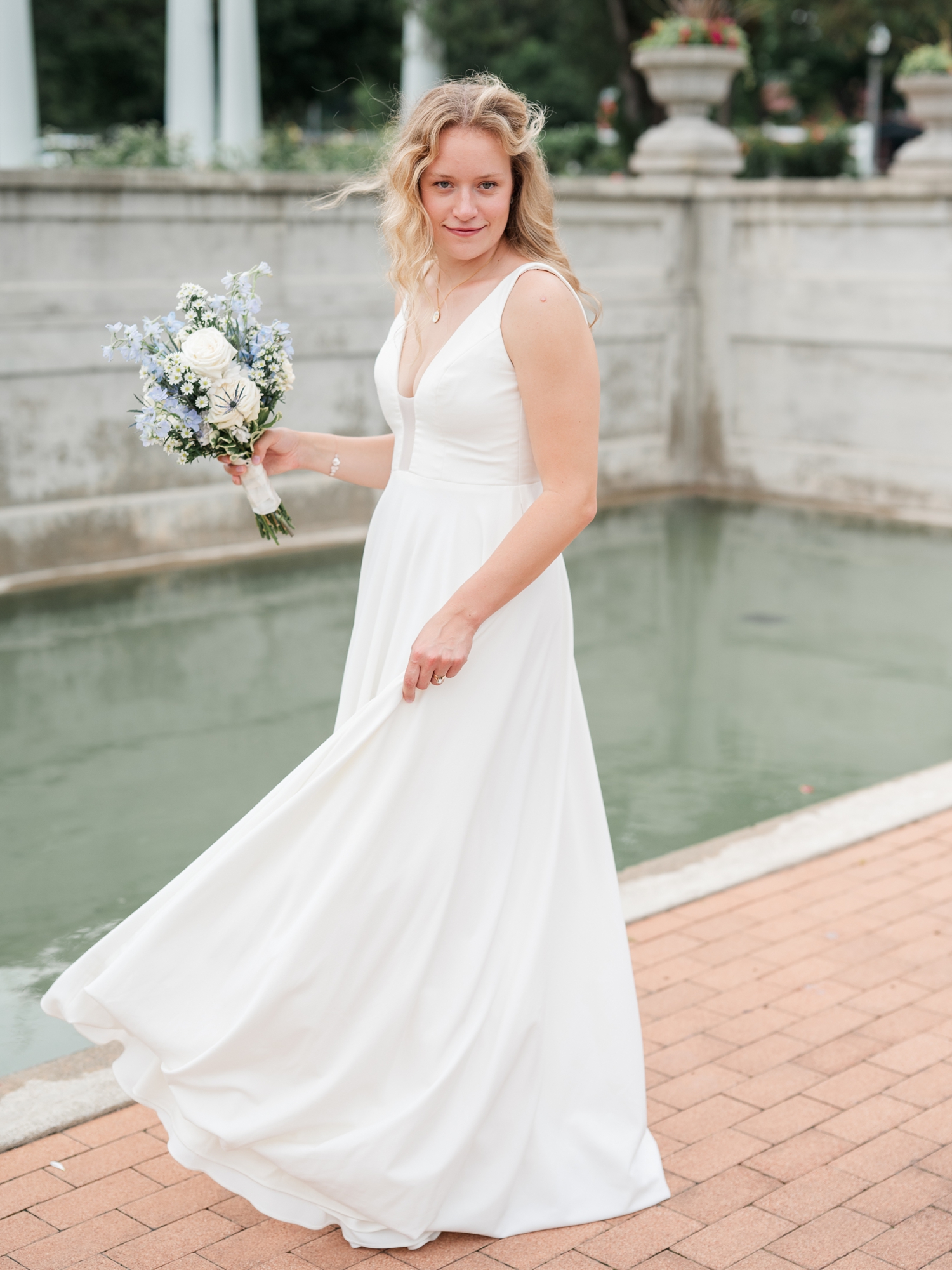 Downtown Fort Wayne Wedding by Indiana Wedding Photographer Courtney Rudicel 