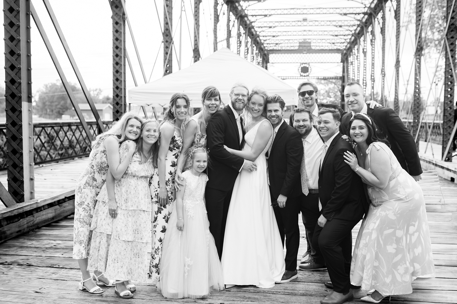 Downtown Fort Wayne Wedding by Indiana Wedding Photographer Courtney Rudicel 