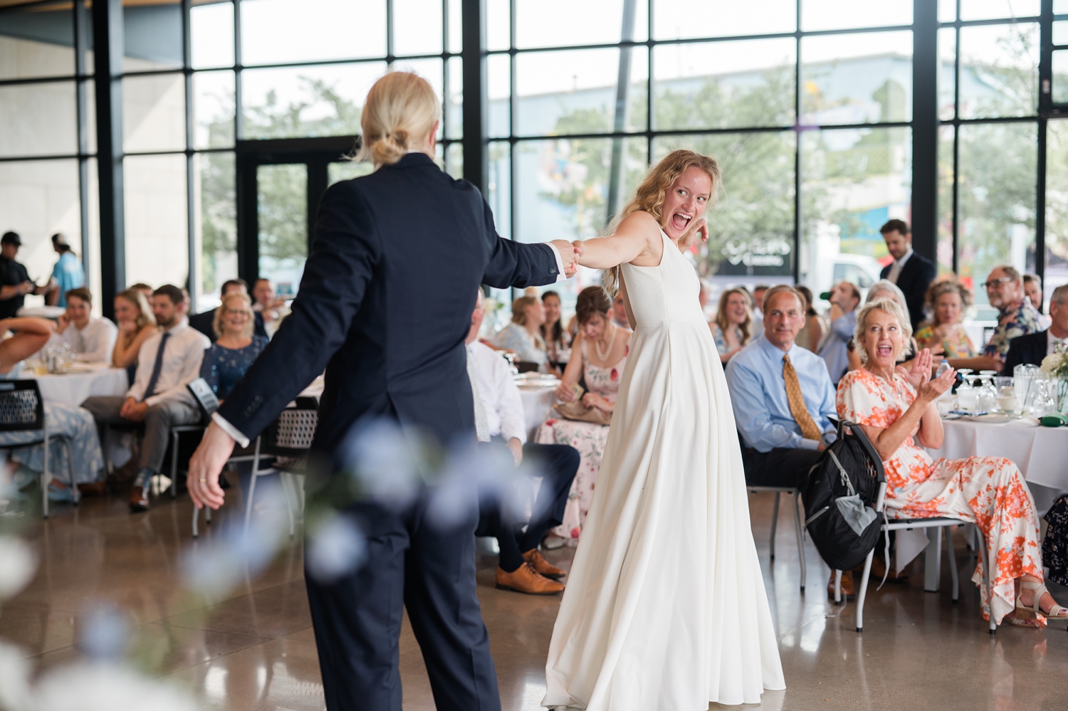 Downtown Fort Wayne Wedding by Indiana Wedding Photographer Courtney Rudicel 