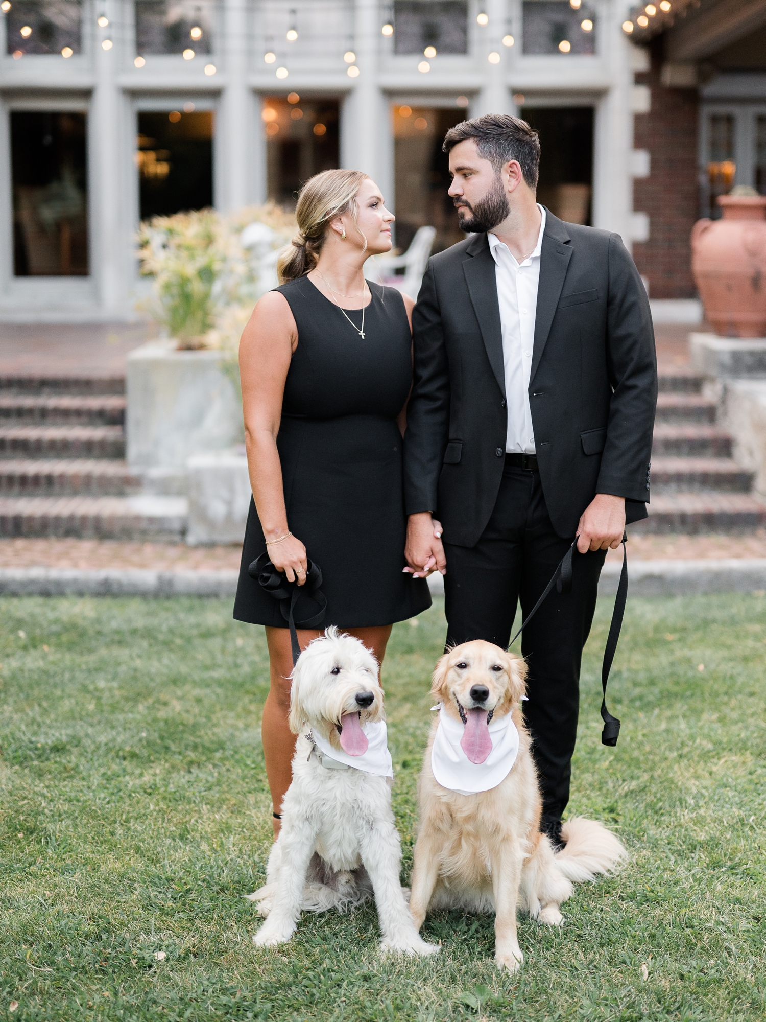 Historic Gardens Formal Engagement by Indiana Wedding Photographer Courtney Rudicel