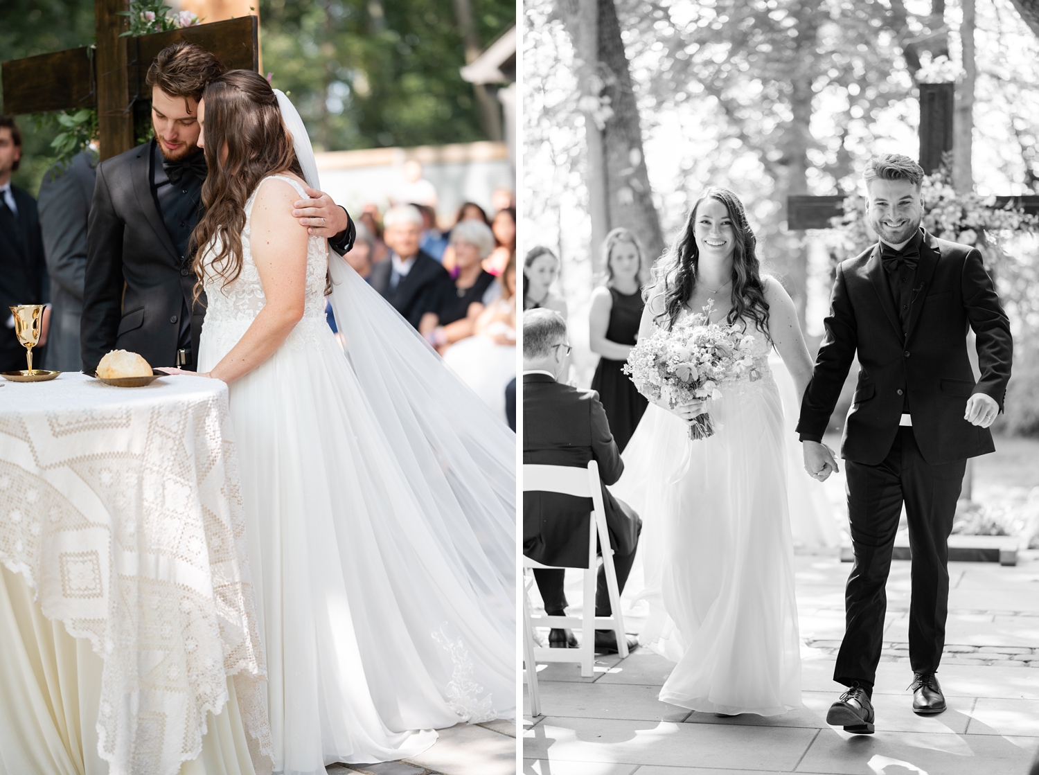 Colorful Wildflower Wedding at The Wooded Knot by South Bend Wedding Photographer Courtney Rudicel