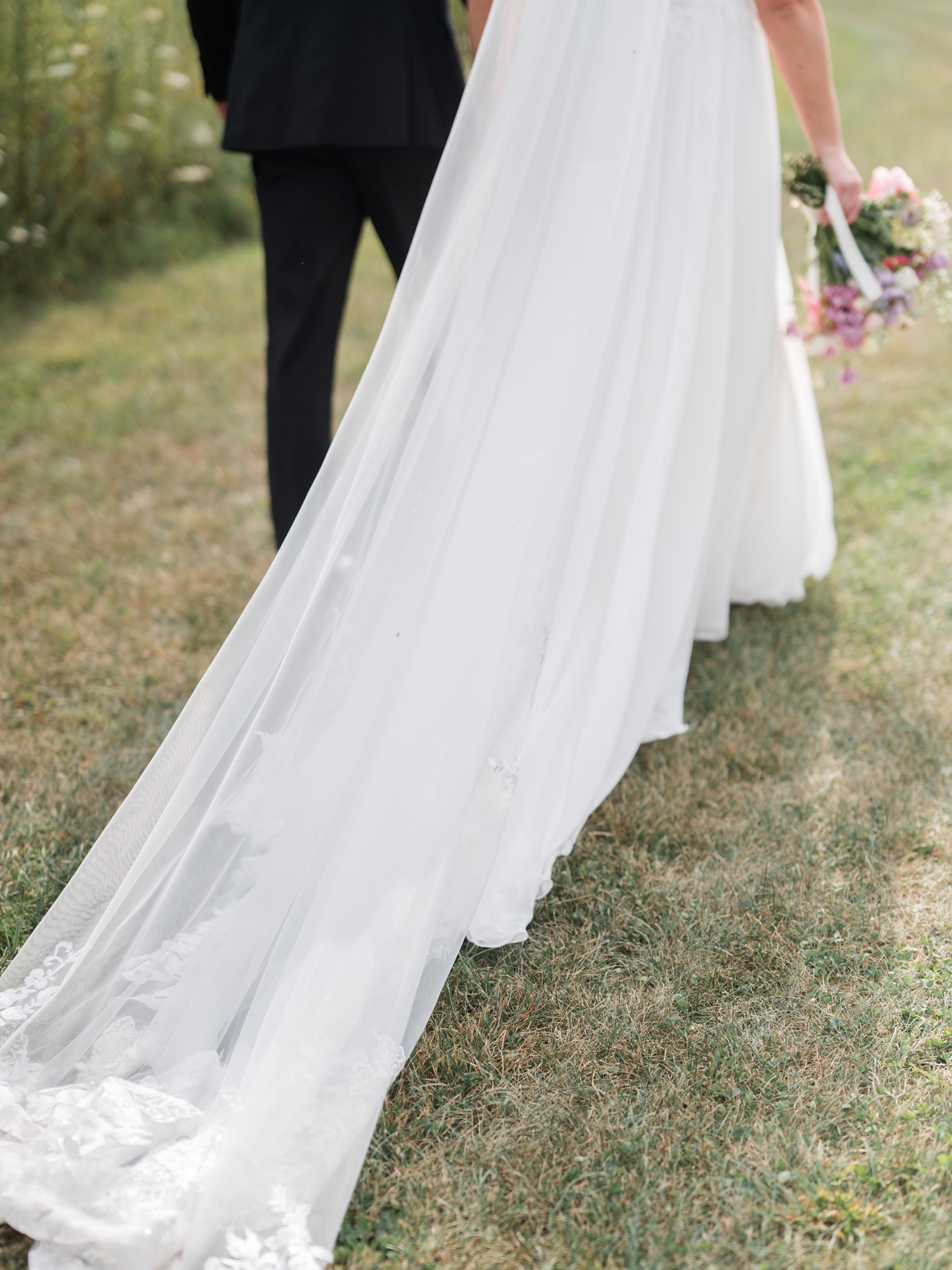 Colorful Wildflower Wedding at The Wooded Knot by South Bend Wedding Photographer Courtney Rudicel